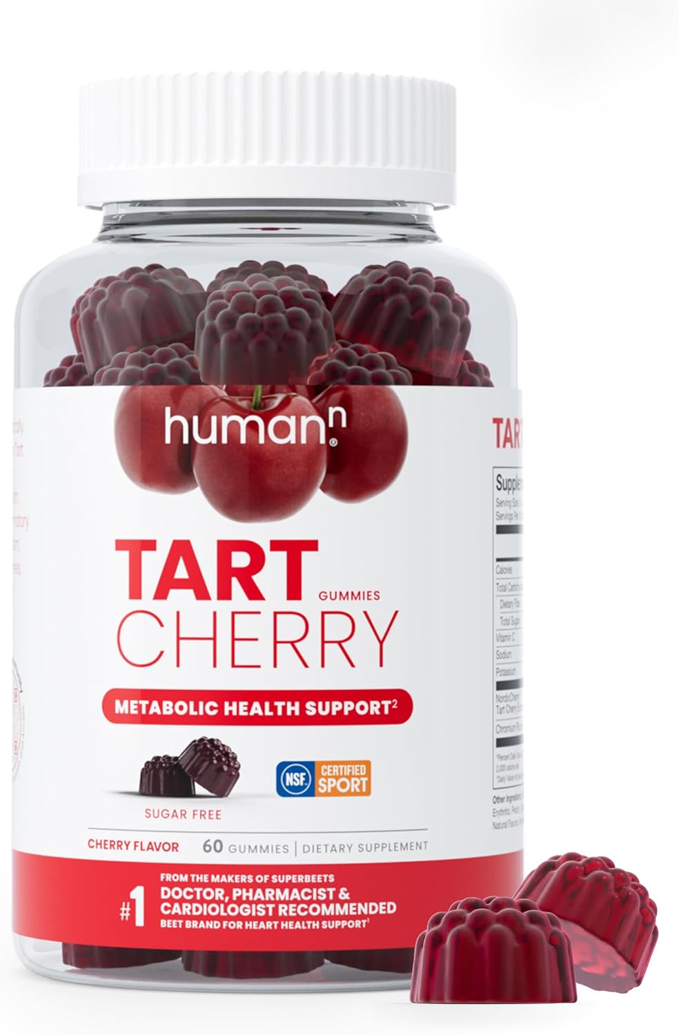 humanN SuperBeets Black Cherry Powder & Tart Cherry Gummies - Boost Energy and Support Heart Health with Delicious Cherry Flavored Supplements - Espot.com.au