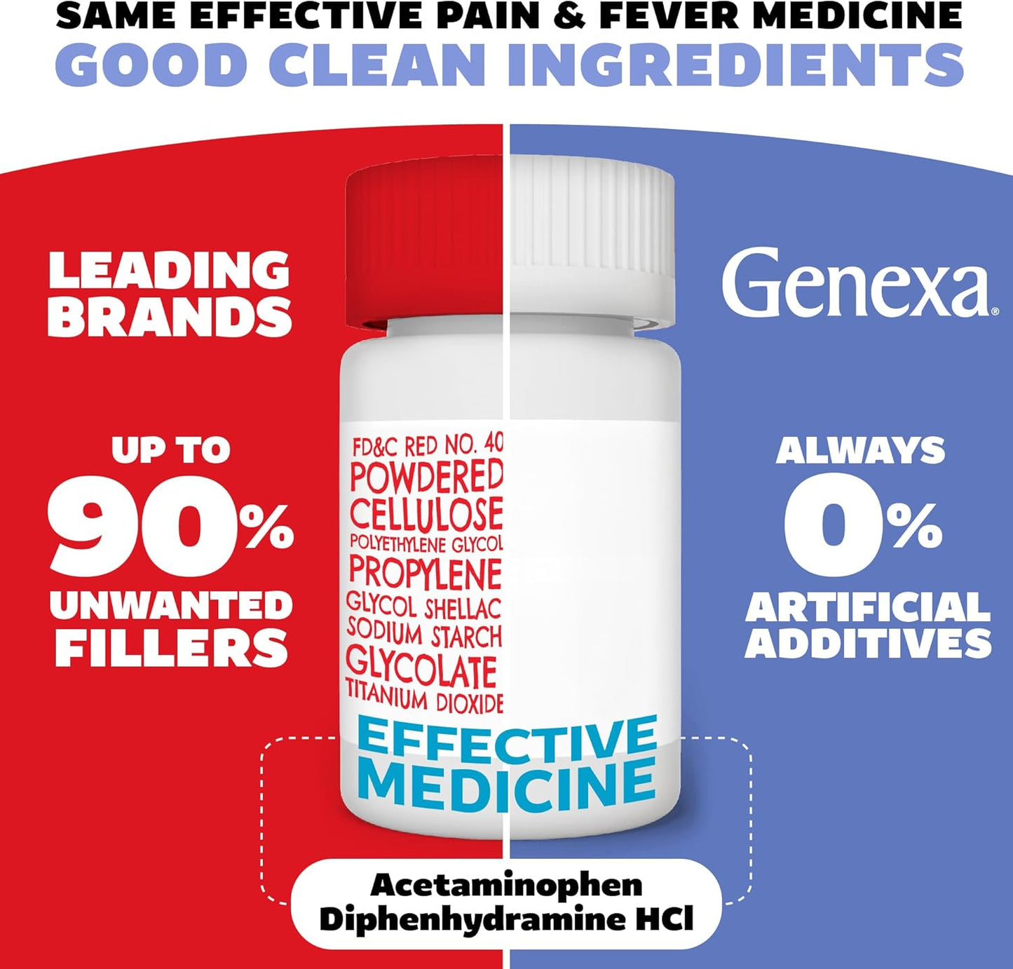 genexa-acetaminophen-pm-extra-strength-caplets---pain-relief-sleep-aid-with-diphenhydramine-hcl-25mg---non-gmo-dye-free-50-ct-2