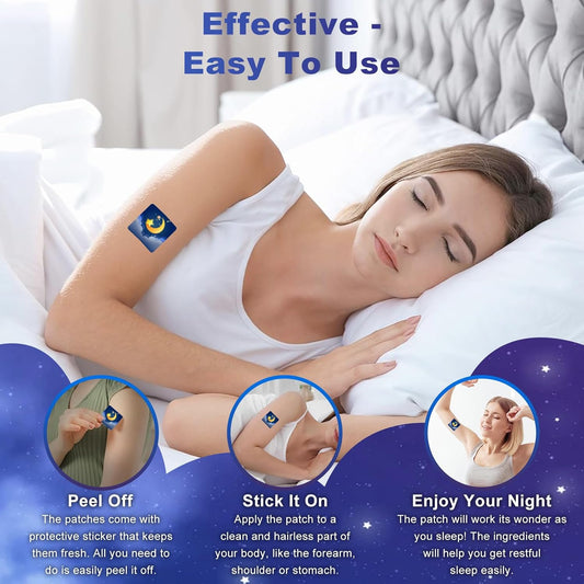 29 Natural Sleep Patches for Adults - Extra Strength Formula for Safe and Comfortable Sleep, Promotes Restful Sleep