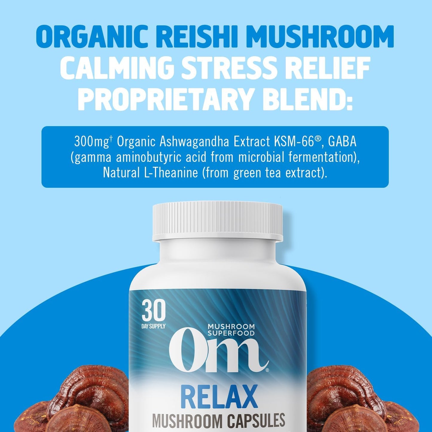 90-count-om-mushroom-superfood-relax-capsules-with-reishi-mushrooms-ashwagandha-gaba-l-theanine-magnesium---adaptogens-for-stress-support---30-days-supply-formerly-gently-zen-4