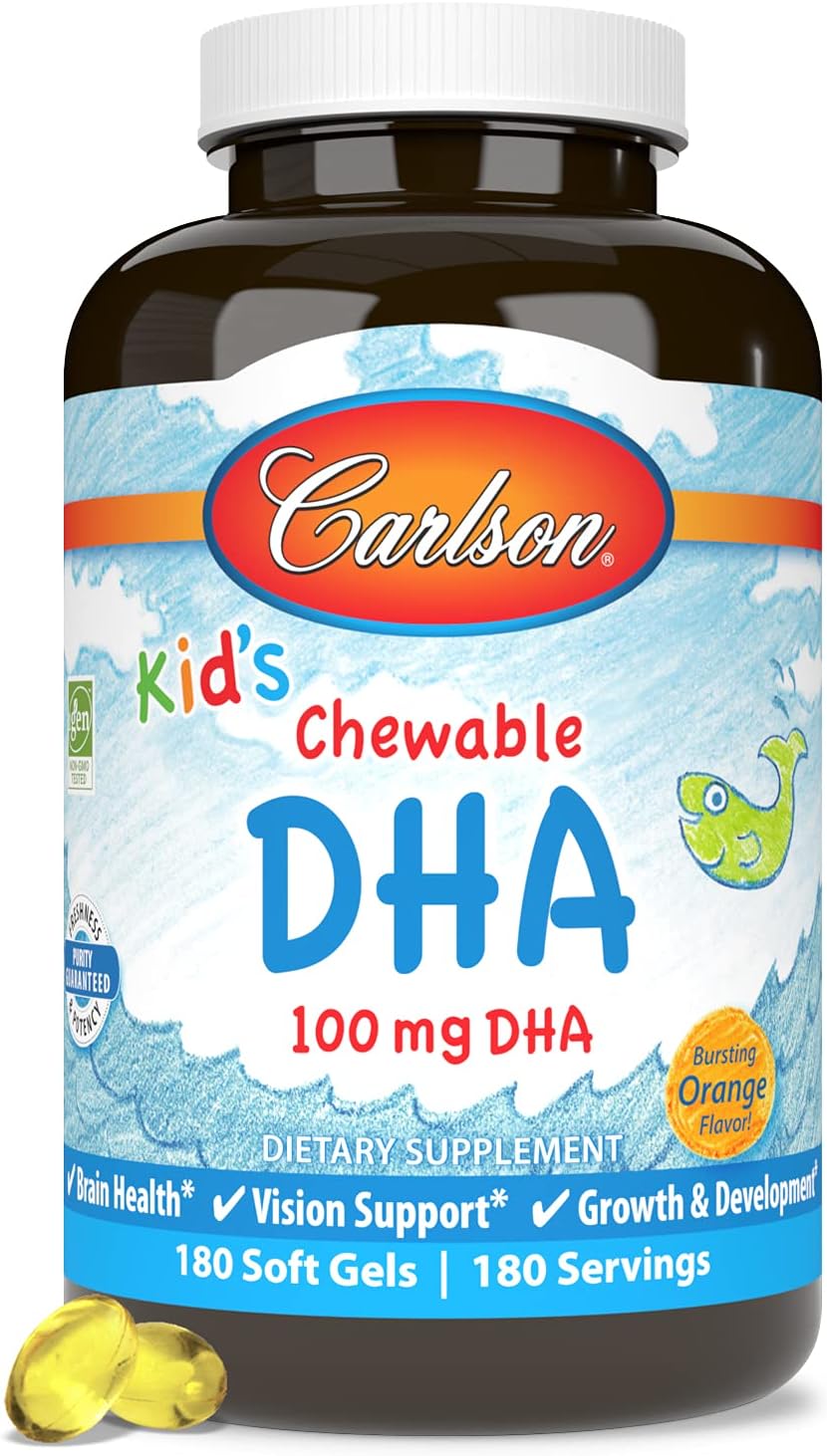 carlson-kids-chewable-dha-softgels---100mg-dha-for-brain-health-vision-function---orange-flavored---180-count-5