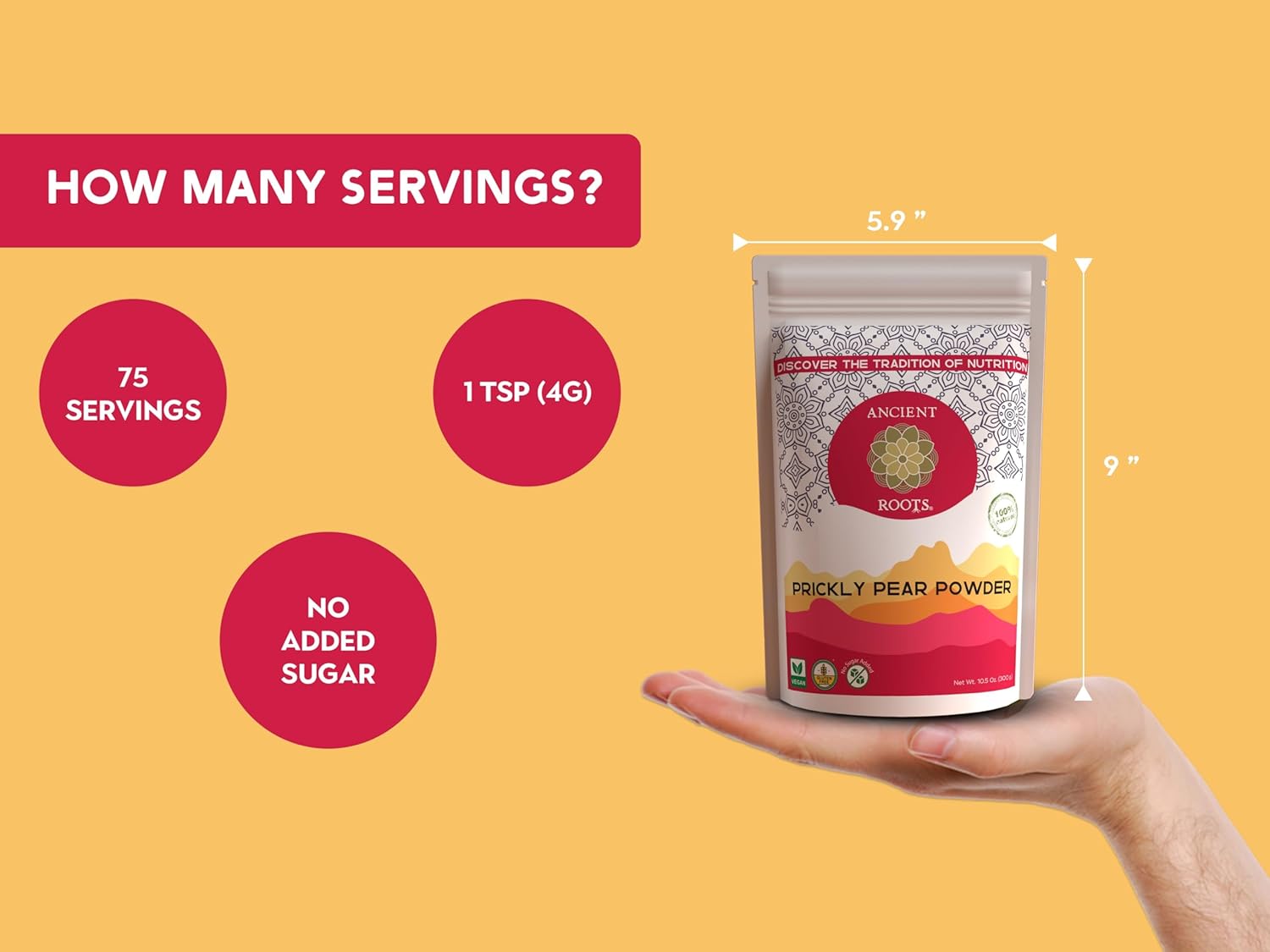 freeze-dried-prickly-pear-powder---all-natural-cocktail-mix-smoothie-tea-mix---105-oz-75-servings---ideal-stocking-stuffers-3