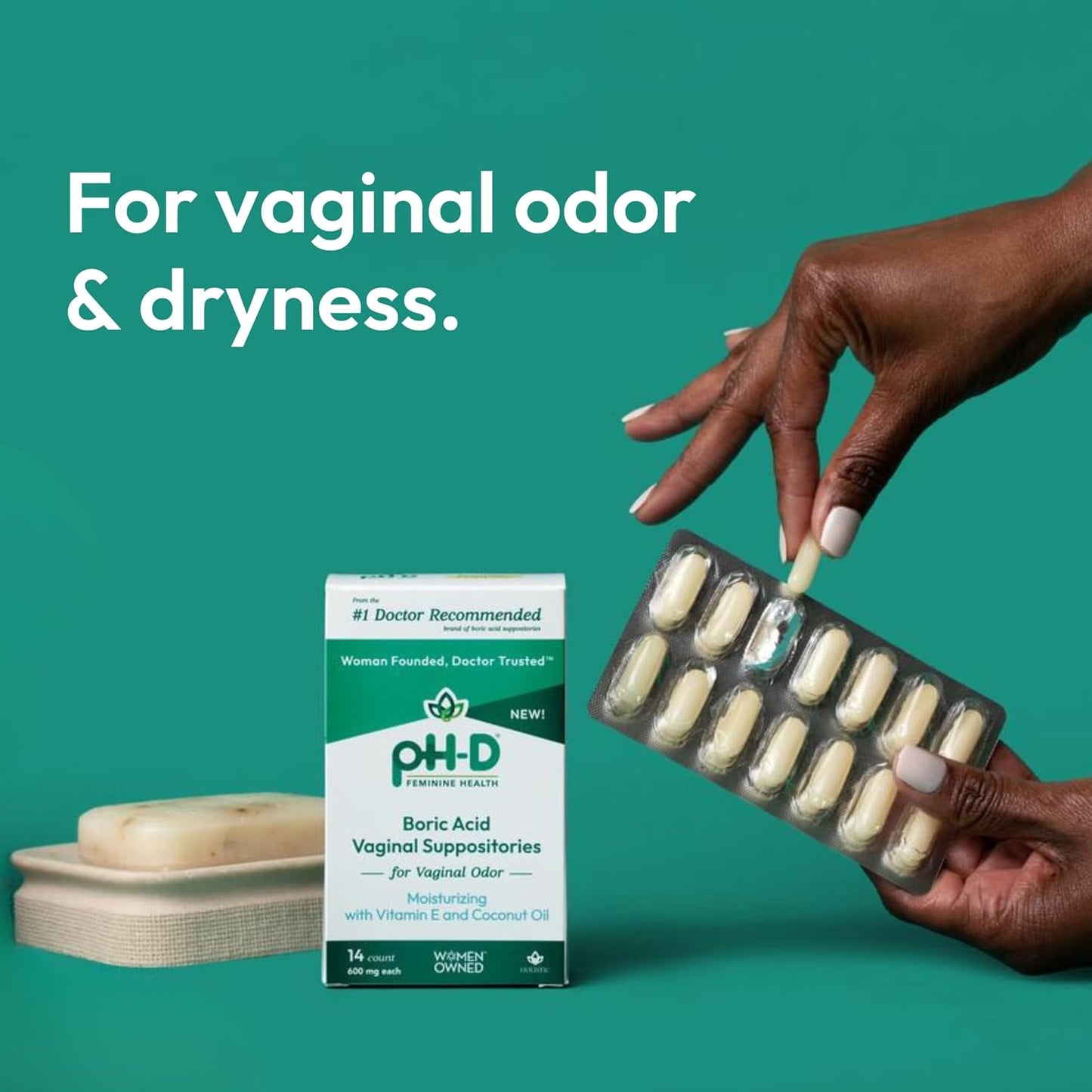 boric-acid-vaginal-suppositories-for-feminine-health-support---ph-d-moisturizing-formula-for-vaginal-odor---14-count---woman-owned---paraben-and-cruelty-free-2