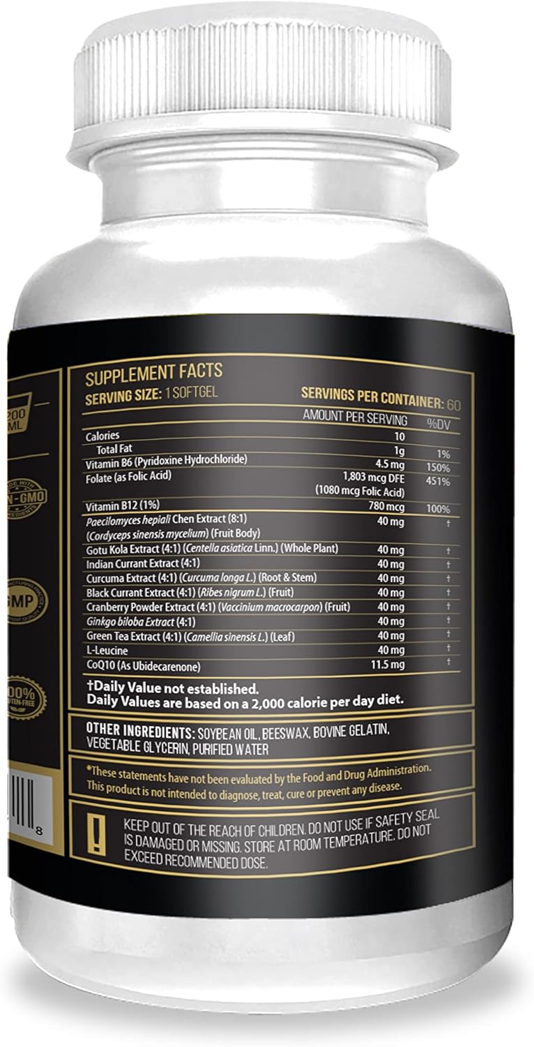 ACTIF Stem Cell Mega Support Supplement - 15 Factors, Non-GMO, 60 Day Supply, USA-Made - Espot.com.au