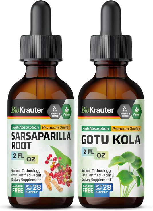 sarsaparilla-and-gotu-kola-herbal-tinctures-bundle---2-fl-oz-each---organic-bio-kruter-formula-1