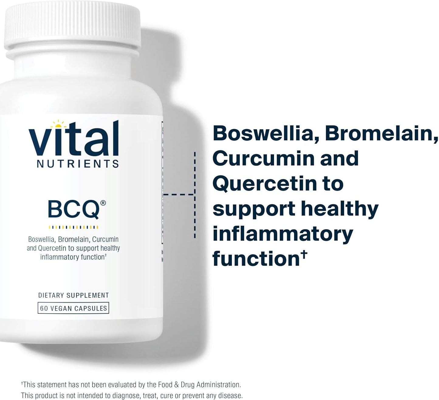 Joint Support Supplement with Vegan Boswellia, Bromelain, Curcumin & Quercetin - Supports Sinus & Digestive Health - Gluten, Dairy, Soy Free - 60 Capsules - Espot.com.au