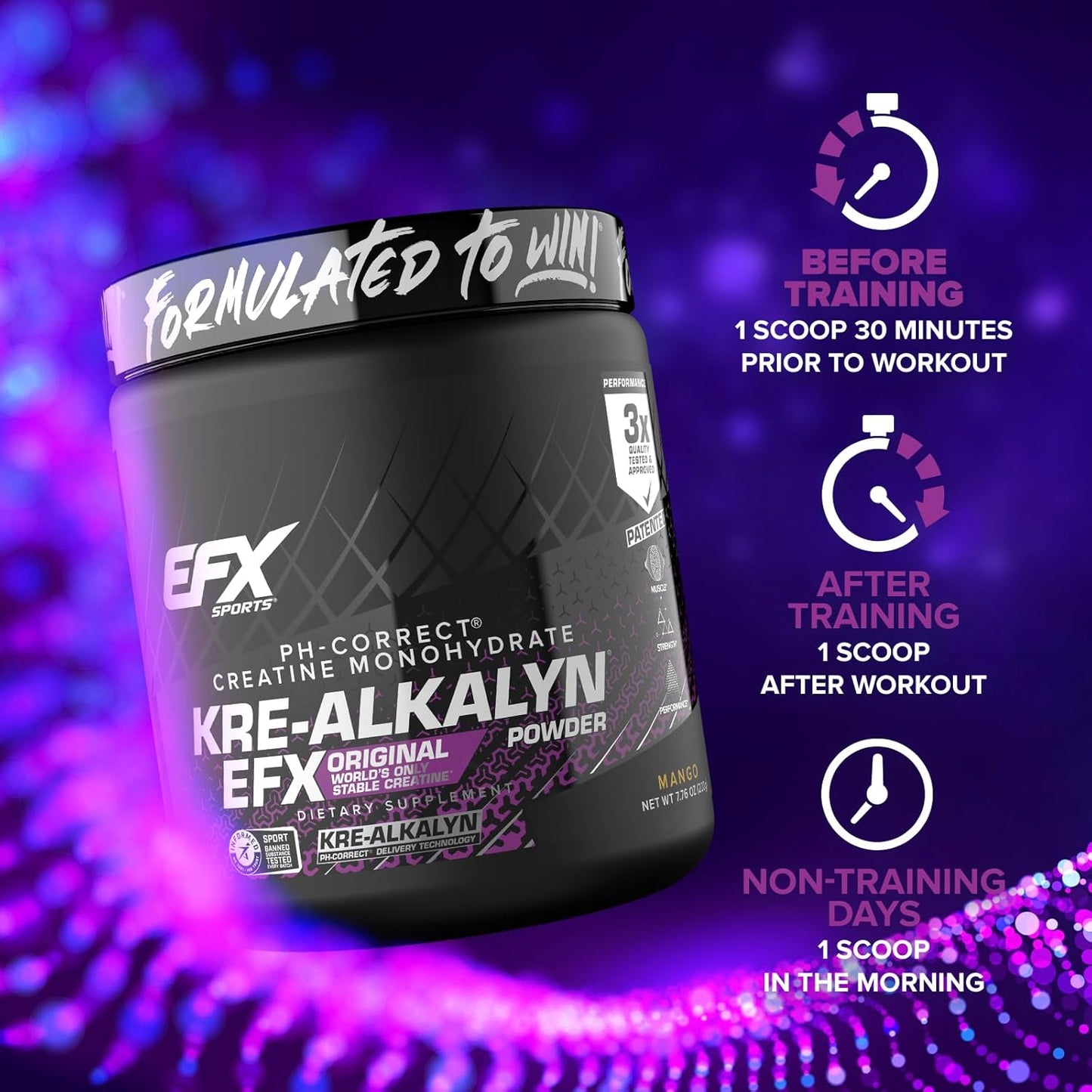 kre-alkalyn-efx-powder---ph-correct-creatine-monohydrate-supplement-for-strength-muscle-growth---110-servings---mango-flavor-7