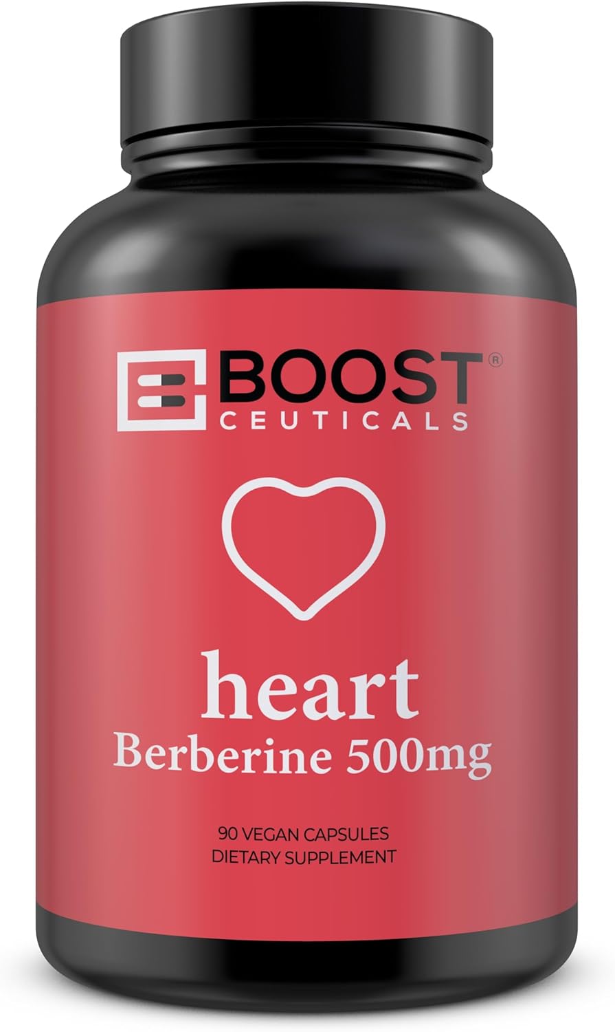 Premium Vegan Berberine Hcl 500mg Capsules - Non GMO Gluten Free Supplement - BoostCeuticals Pure Berberine 500mg - 90 Capsules - Espot.com.au