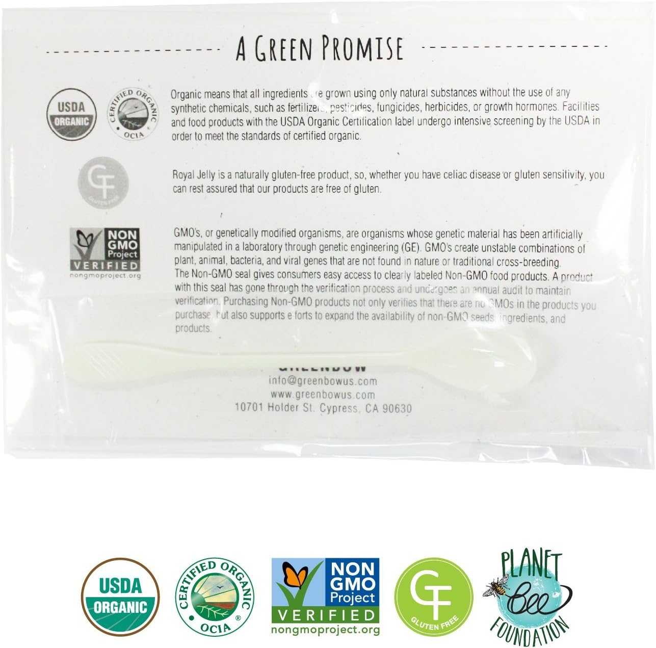 greenbow-organic-fresh-royal-jelly---100-usda-certified-organic-non-gmo-halal-pure-gluten-free---most-nutrient-dense---226g-7