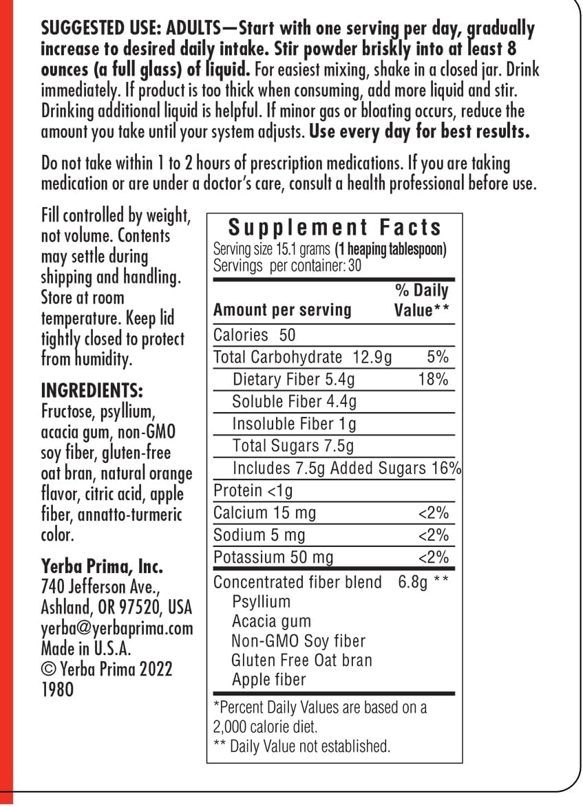 yerba-prima-daily-fiber-formula-16-oz-2-pack---premium-dietary-fiber-supplement-non-gmo-gluten-free-orange-flavor-made-in-usa-6