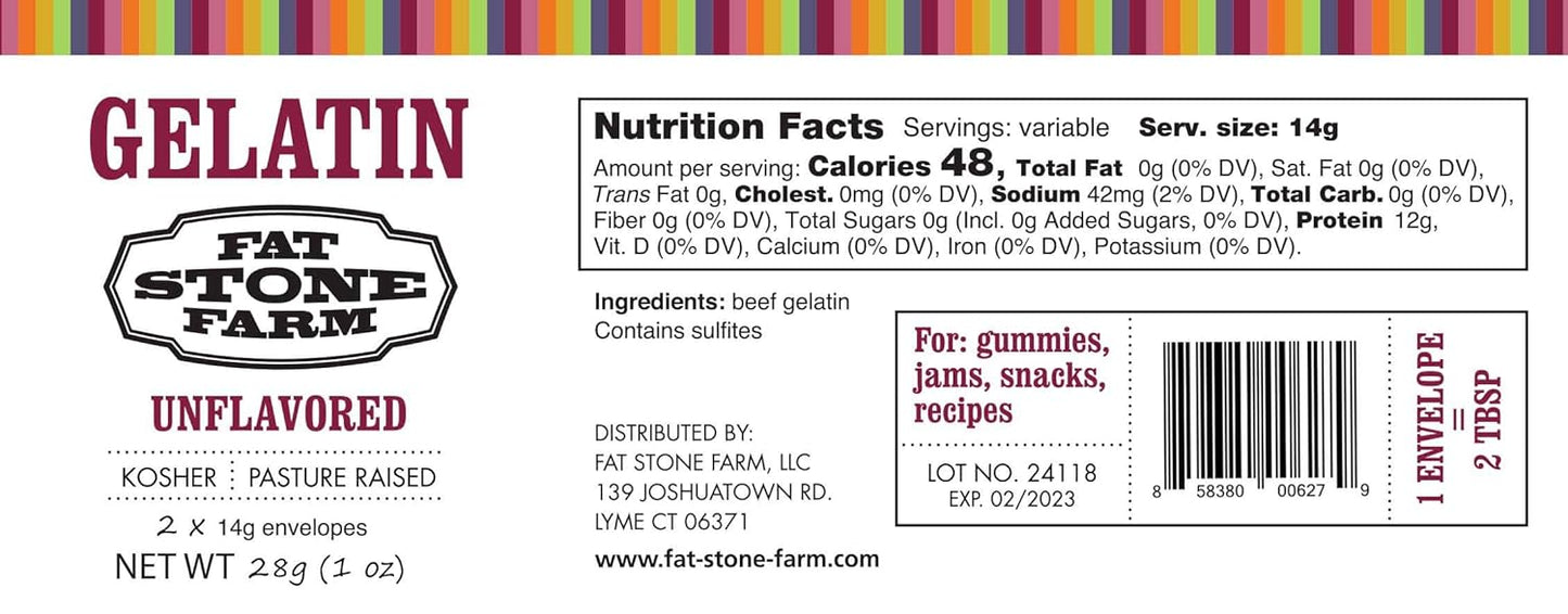 fat-stone-farm-unflavored-kosher-beef-gelatin-powder---2-single-serving-packets---oz-each-new-3