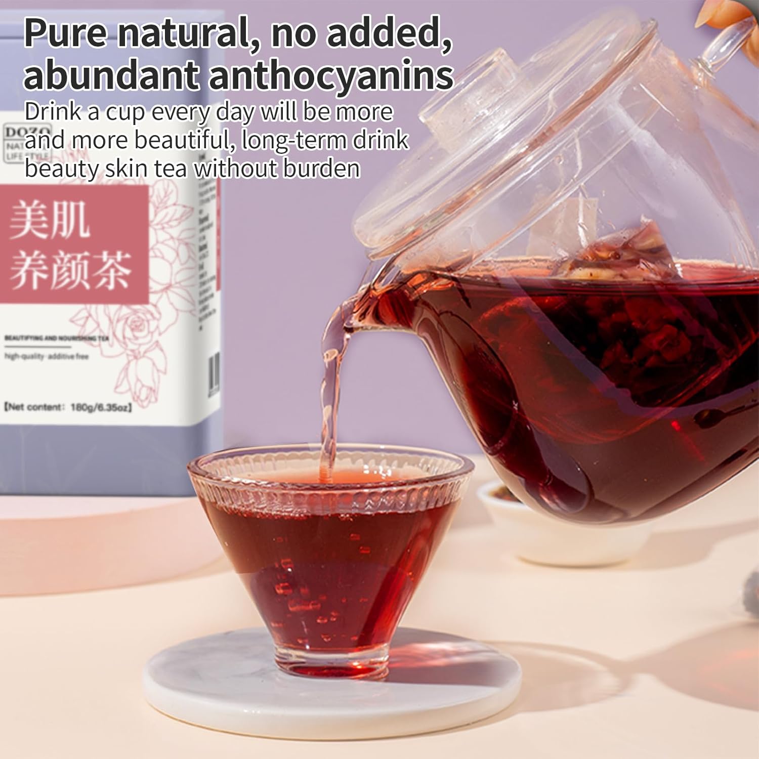 dozo-beauty-tea-bags-with-black-mulberries-rose-and-wolfberry---635oz180g-30-bags---herbal-tea-for-glowing-skin-and-health-vegan-friendly-beauty-tea-7