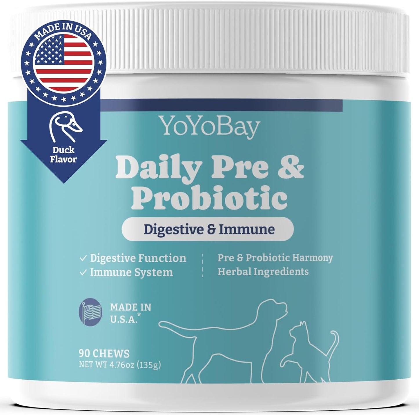 dog-probiotics-prebiotic-for-gut-digestive-health-yeast-balance-immune-support-skin-coat-health---duck-flavor-90-count-1
