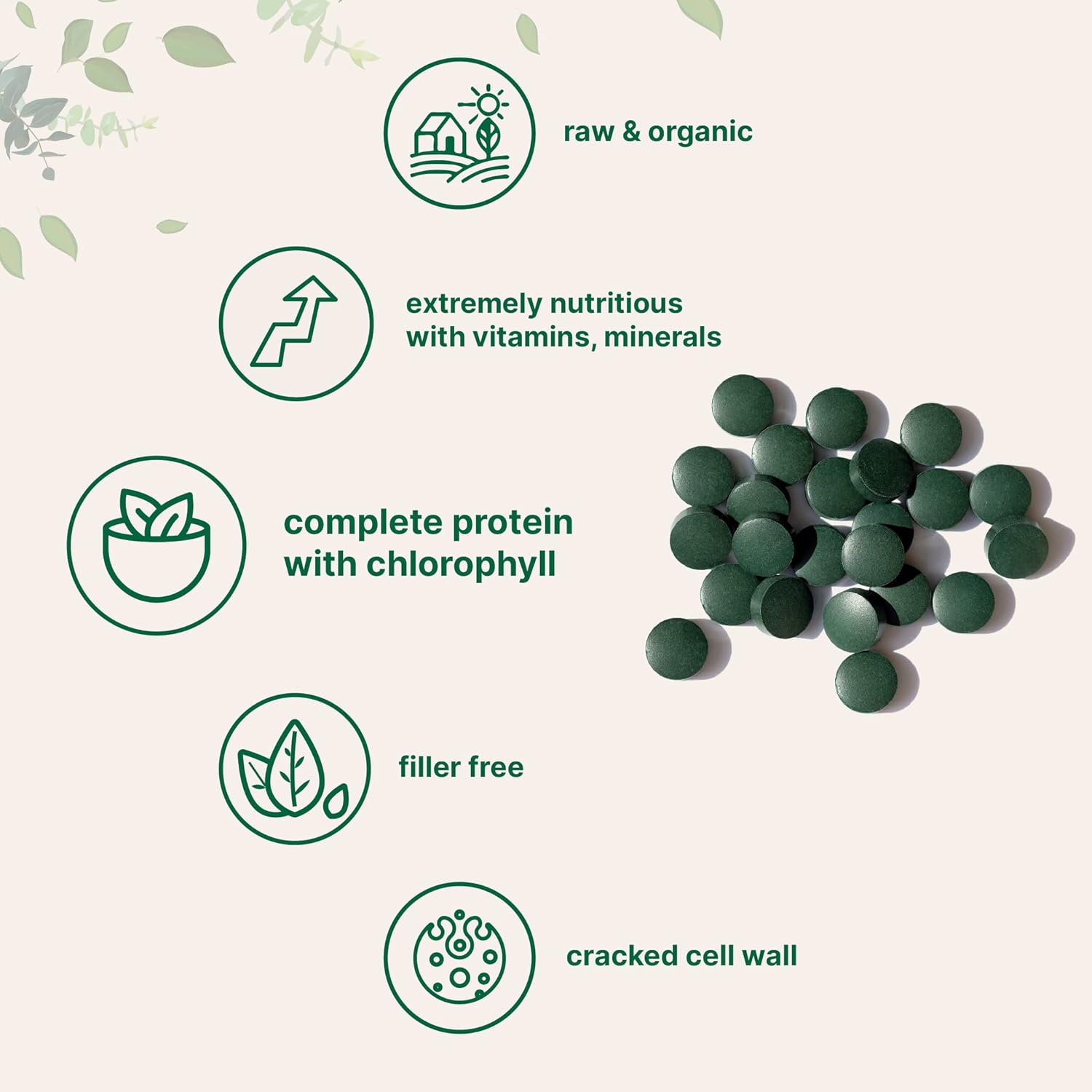 organic-chlorella-tablets-500mg---720-tabs-360g-4-month-supply-rich-in-protein-vitamins-non-gmo-superfood-with-broken-cell-wall-vegan-friendly-4