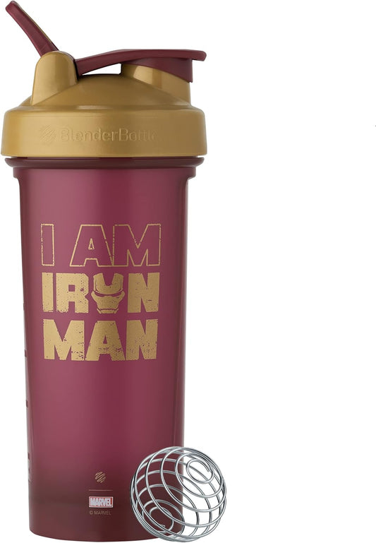iron-man-blenderbottle-marvel-classic-v2-shaker-bottle---ideal-for-protein-shakes-and-pre-workout---28-ounce-size-1