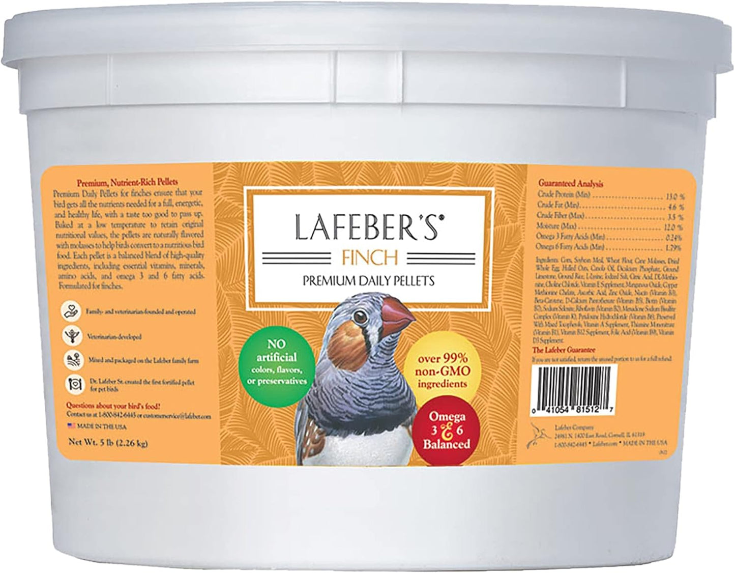 high-quality-lafebers-finch-premium-daily-diet---classic-5-lb-bag-for-healthy-avian-nutrition-1