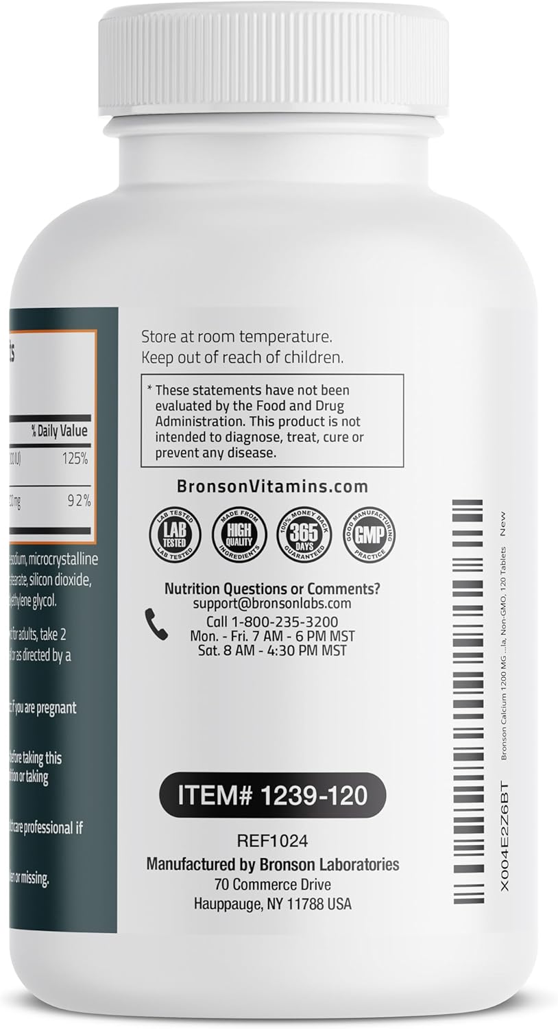 high-potency-bronson-calcium-with-vitamin-d3---1200mg-per-serving-1000-iu-non-gmo---120-tablets-5