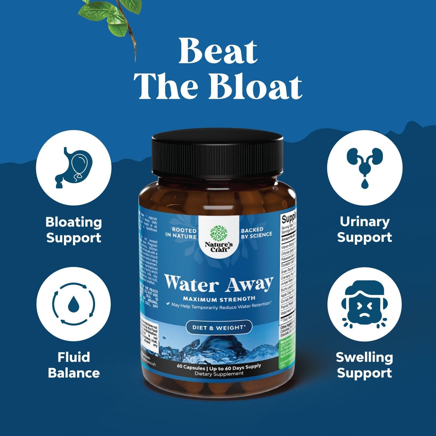 water-away-pills-with-vitamin-b6-potassium-dandelion-root-extract---natural-diuretic-for-water-retention-bloating-weight-loss---anti-swelling-capsules-with-green-tea---men-women---bio-sense-3