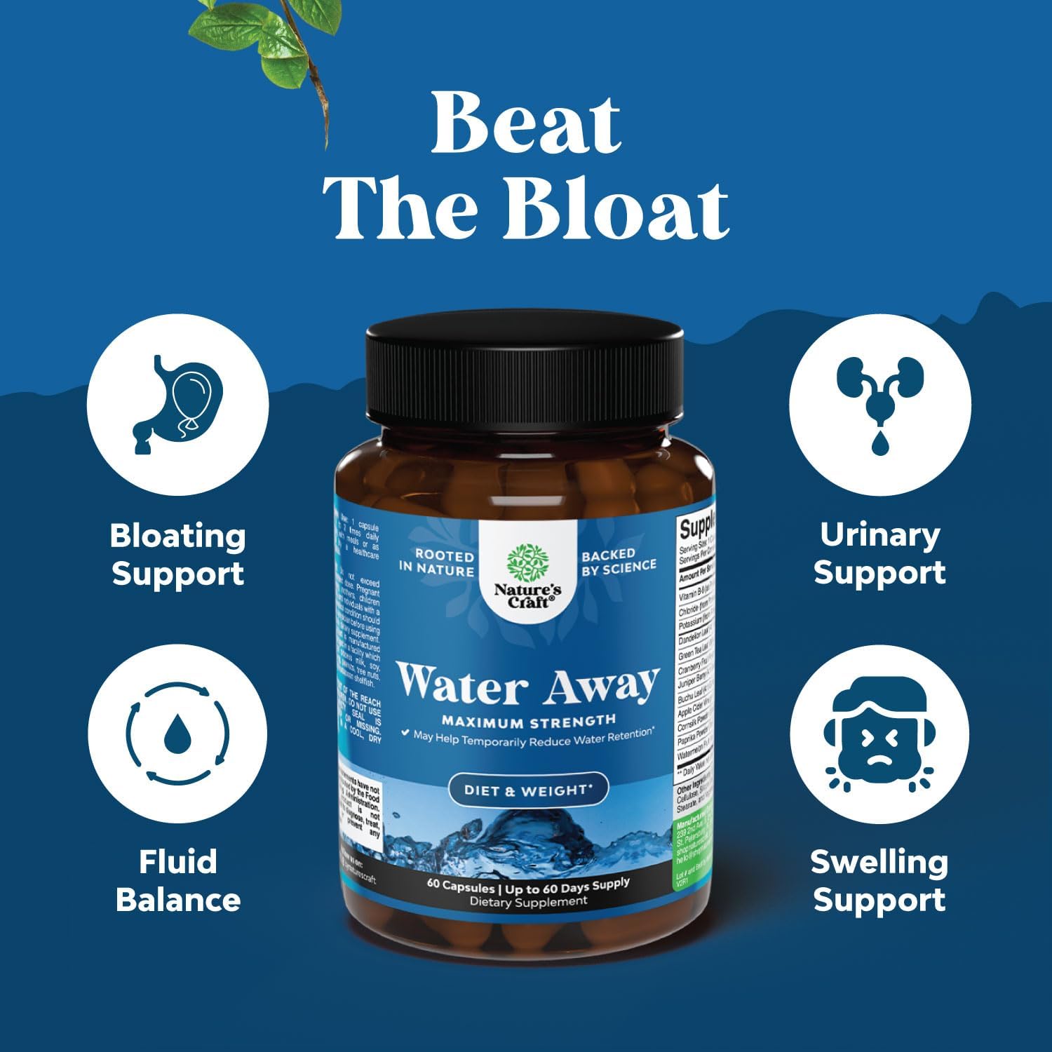 water-away-pills-with-vitamin-b6-potassium-dandelion-root-extract---natural-diuretic-for-water-retention-bloating-weight-loss---anti-swelling-capsules-with-green-tea---men-women---bio-sense-3