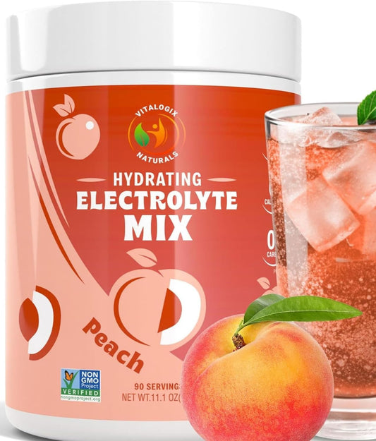 sugar-free-peach-hydration-electrolyte-powder---keto-vegan-friendly-drink-mix-zero-calories-carbs-or-artificial-ingredients---90-servings-1