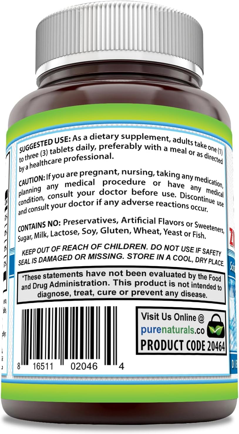 pure-naturals-calcium-magnesium-zinc-vitamin-d3-supplement---300-tablets-non-gmo-gluten-free---1000mg-calcium-400mg-magnesium-25mg-zinc-600-iu-vitamin-d3-3