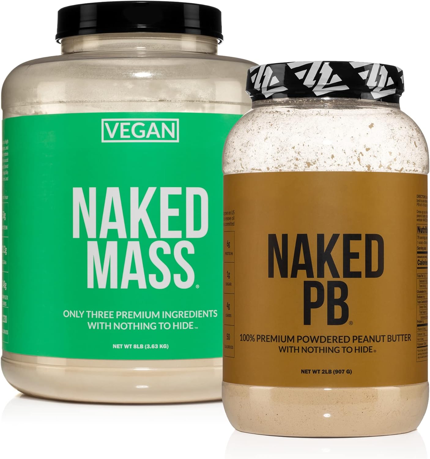 8lb-naked-vegan-mass-and-2lb-naked-pb-bundle---soy-free-protein-supplements-for-muscle-growth-and-recovery-1