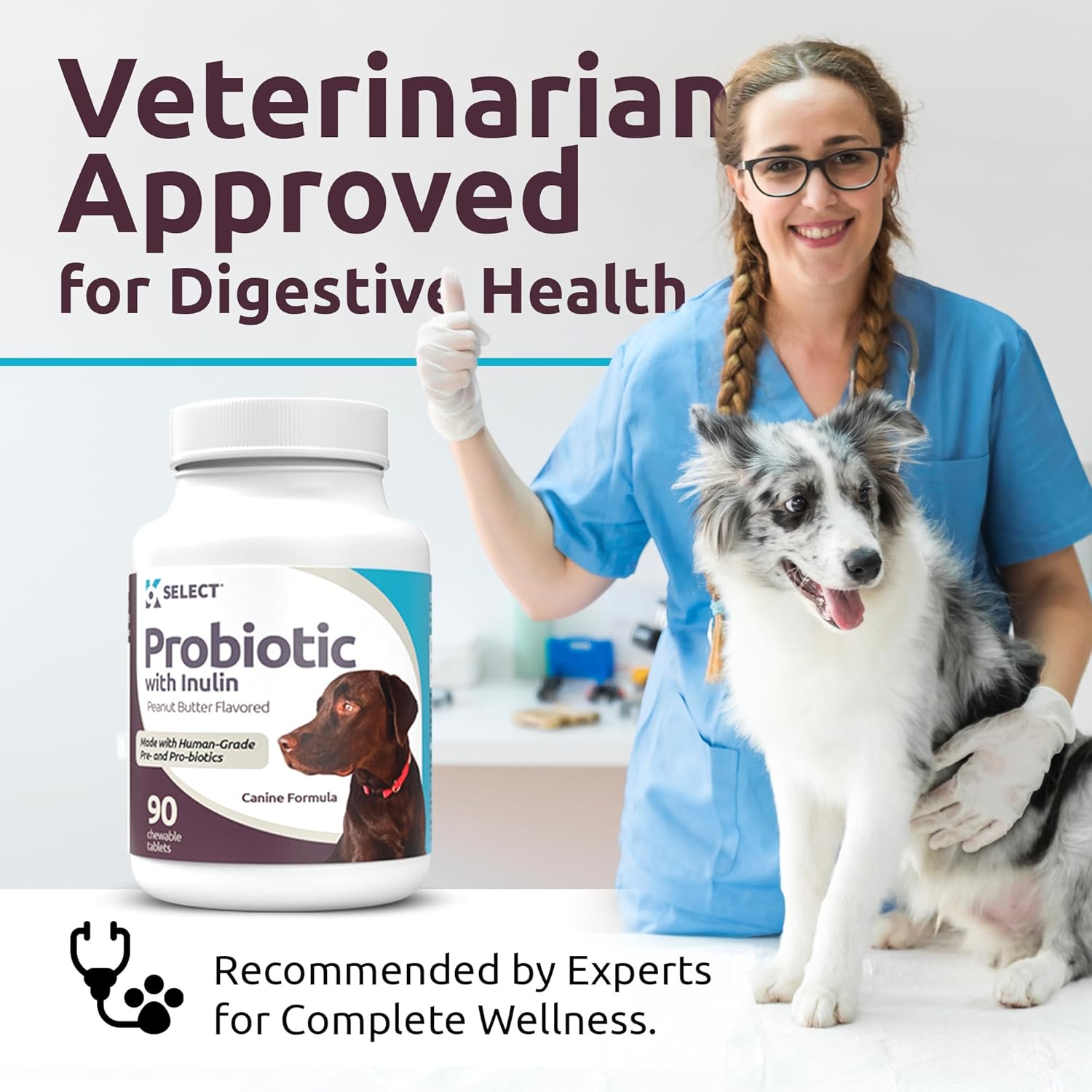 90-chewable-tablets-of-k9-probiotic-with-inulin-for-dogs---promotes-healthy-digestion-and-nutrient-uptake---supports-canine-digestive-health-with-enzymes-6
