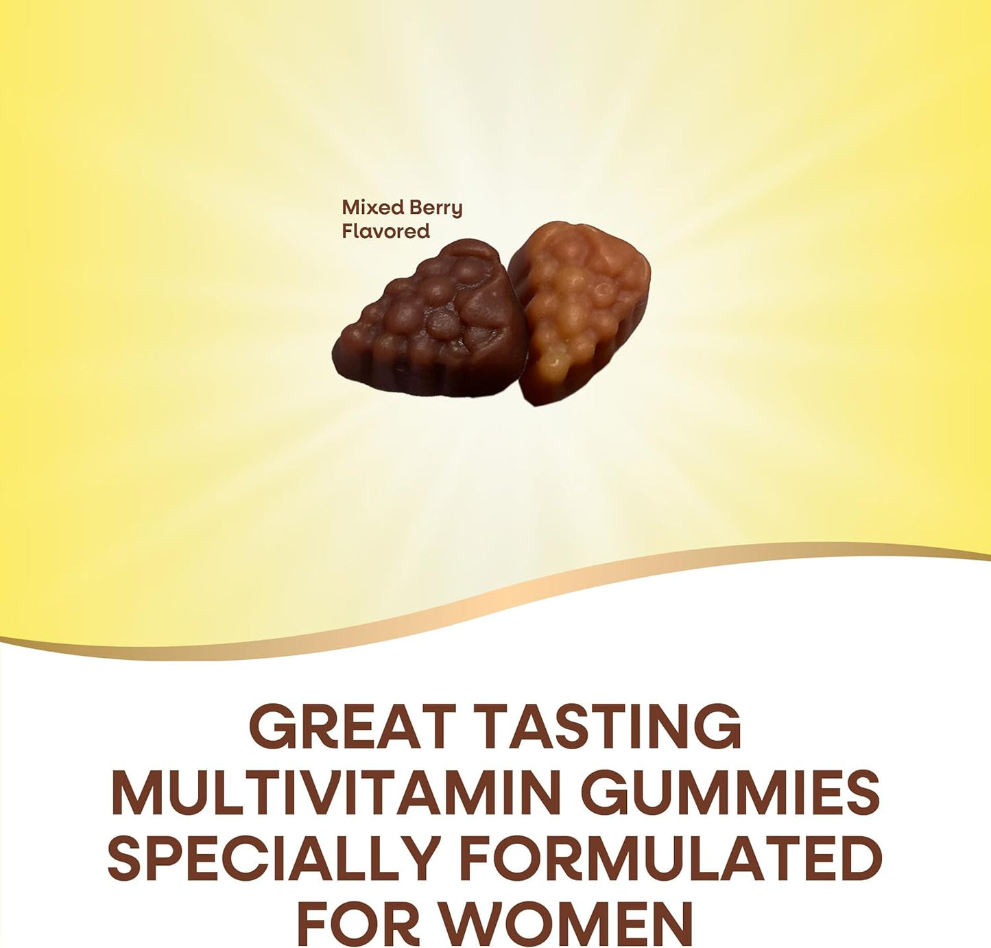Nature's Way Alive! Women’s Gummy Multivitamin - 16 Vitamins & Minerals for Energy Metabolism, Hair Skin & Nails - Vegetarian, Mixed Berry Flavored - 60 Gummies - Espot.com.au