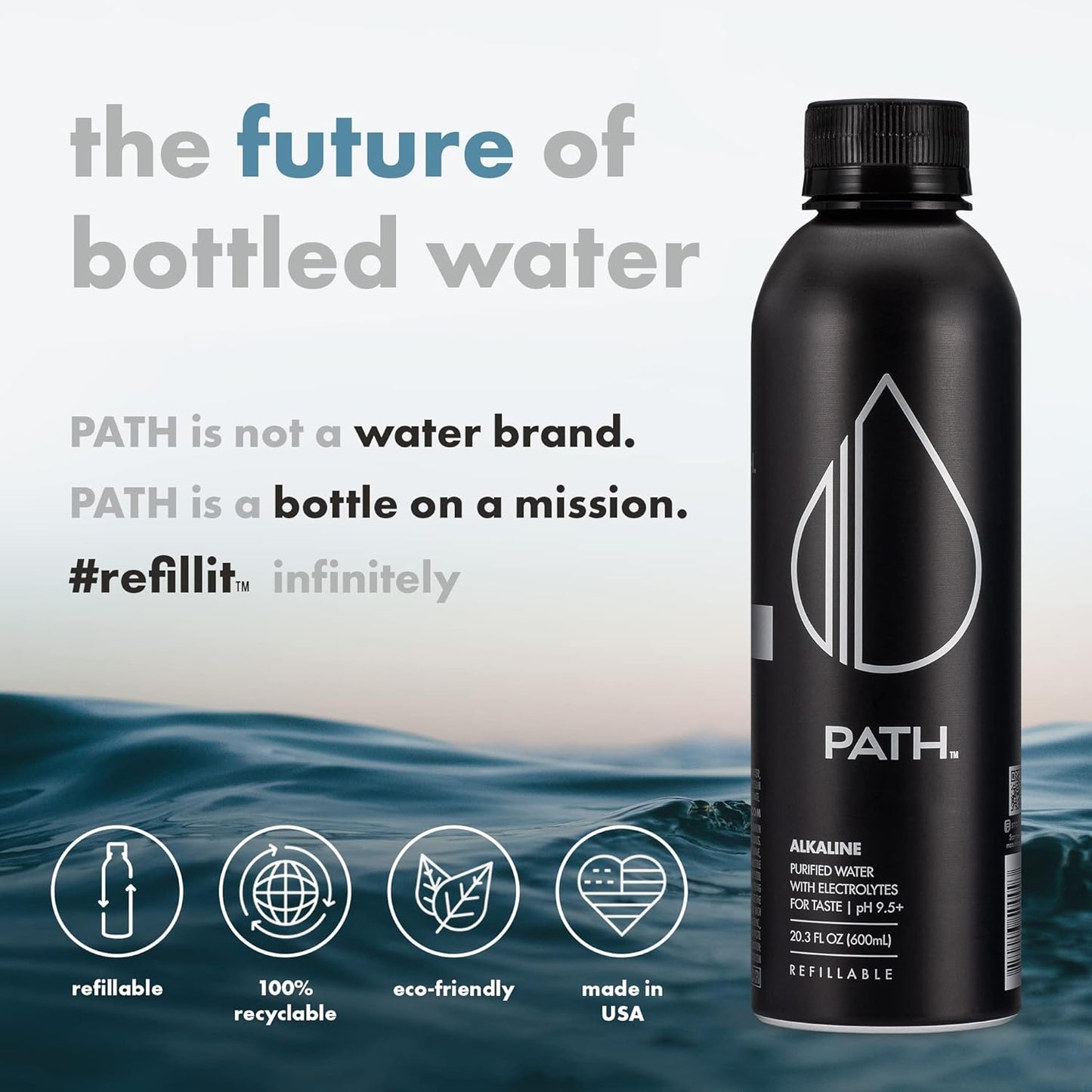 pathwater-alkaline-bottled-water---95-ph-balance-electrolytes-aluminum-bottle---bpa-free-reusable-recyclable---203-fl-oz-pack-of-9-2