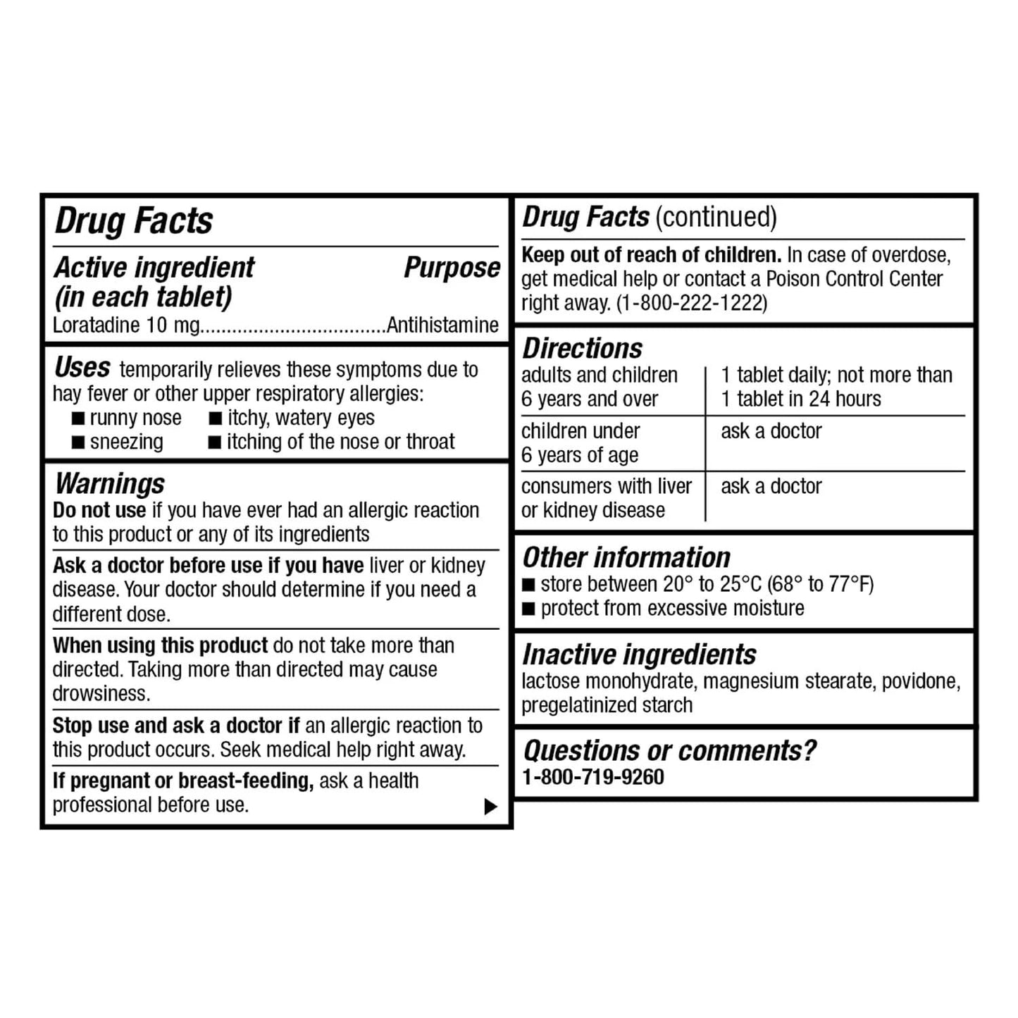 400-count-members-mark-allergy-relief-loratadine-10mg-tablets---antihistamine-comparable-to-claritin-2