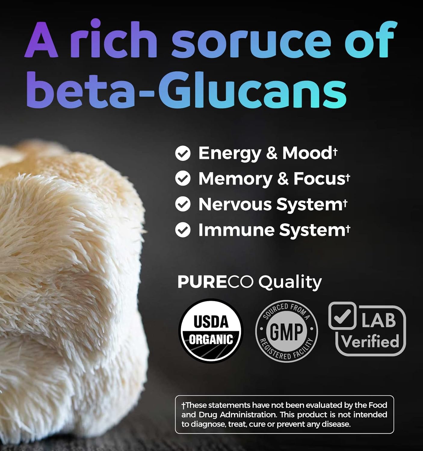 Organic Cranberry Powder & Lions Mane Mushroom Bundle - 1-Month Supply of Concentrate Powder & Capsules - Espot.com.au