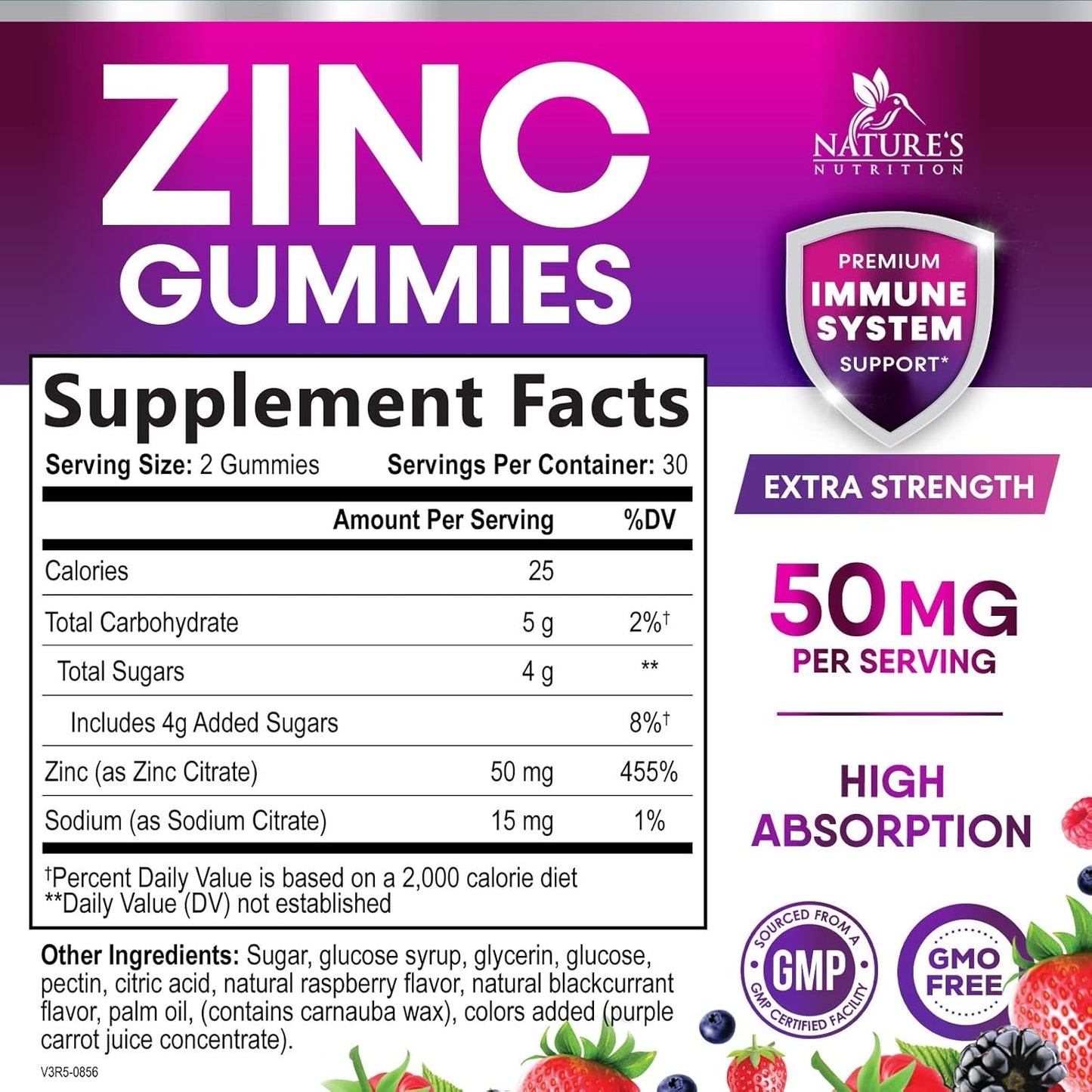 extra-strength-zinc-gummies-50mg-for-bone-skin-immune-health---antioxidant-chewable-supplement---non-gmo-vegan-gluten-free---mixed-berry-flavor---60-gummies-2