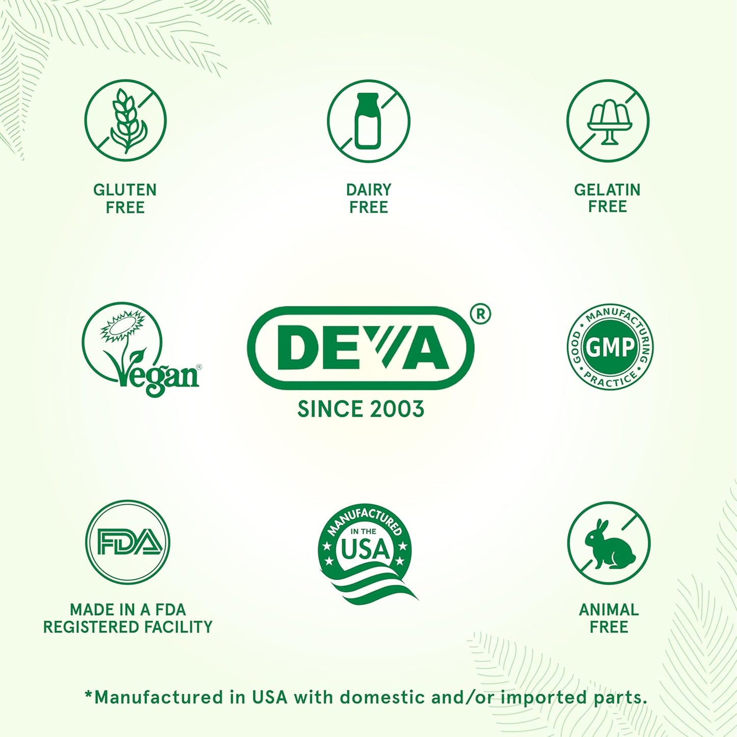 High Absorption DEVA Vegan Magnesium Glycinate Tablets - 300mg per Serving with Trace Minerals - Chelated Magnesium for Better Bioavailability - 90 Tablets - Espot.com.au