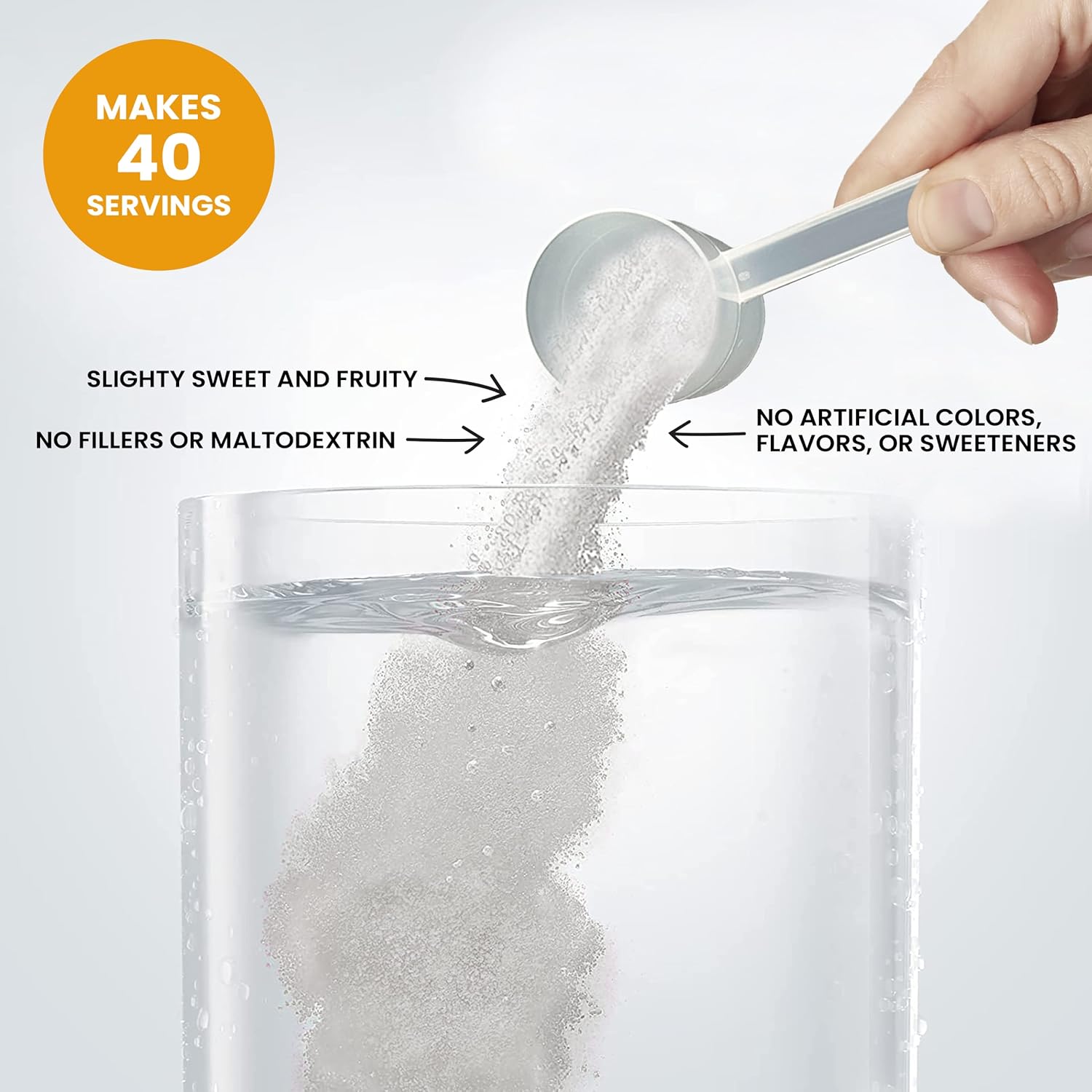 Isotonic Electrolyte Powder Drink Mix for Post Workout Hydration - Orange Flavor, Gluten Free, 35 oz. Pack - Espot.com.au