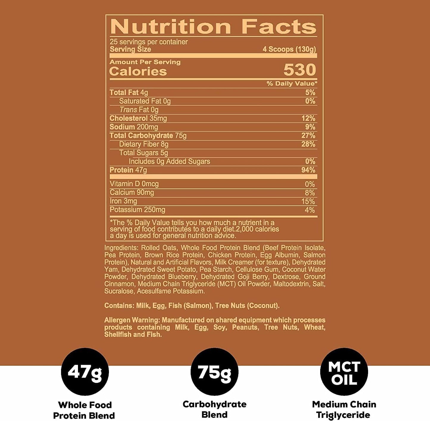 redcon1-mre-protein-powder-peanut-butter-cookie-flavor---meal-replacement-protein-blend-with-mct-oil-whole-foods---natural-ingredients-for-muscle-recovery-25-servings-2