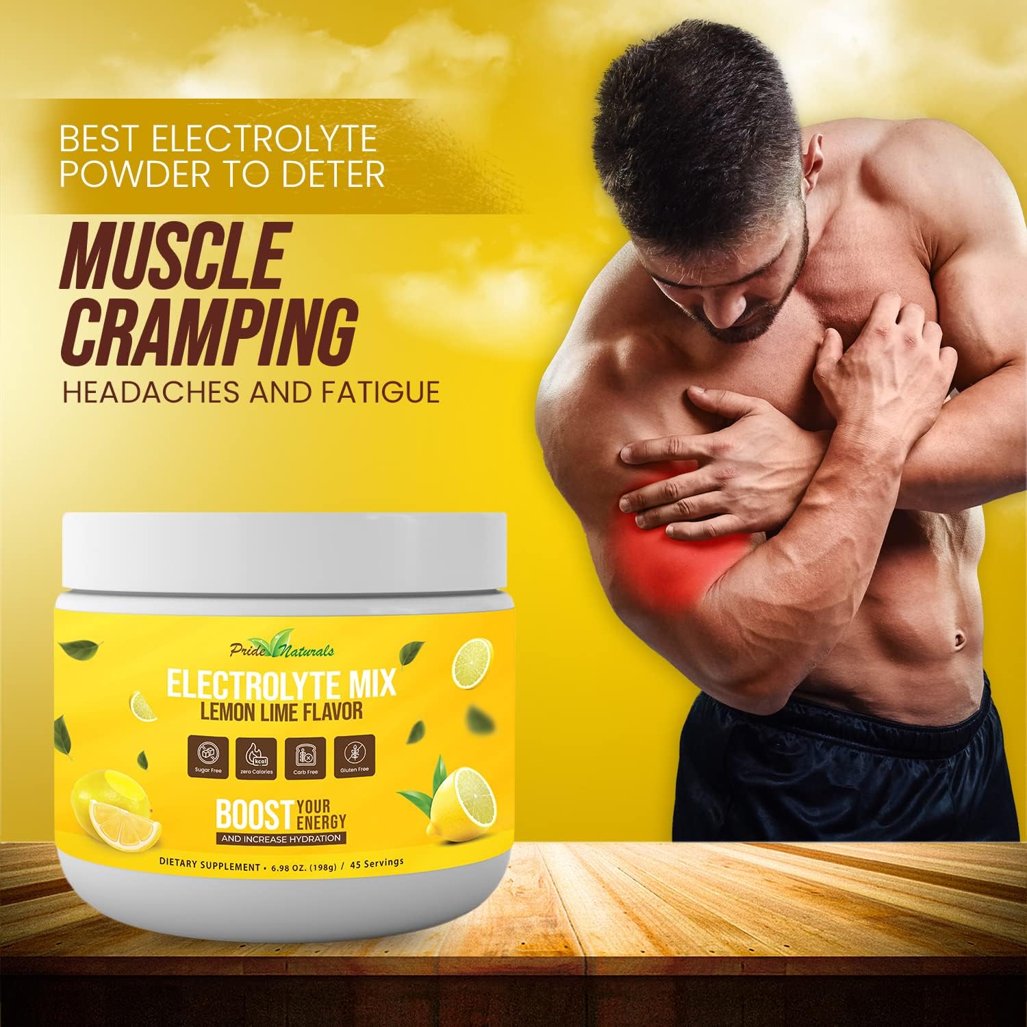 pride-naturals-electrolyte-powder---sugar-free-gluten-free-workout-recovery-drink-with-immune-boosting-vitamins---keto-paleo-friendly---lemon-lime-flavor---198g-7
