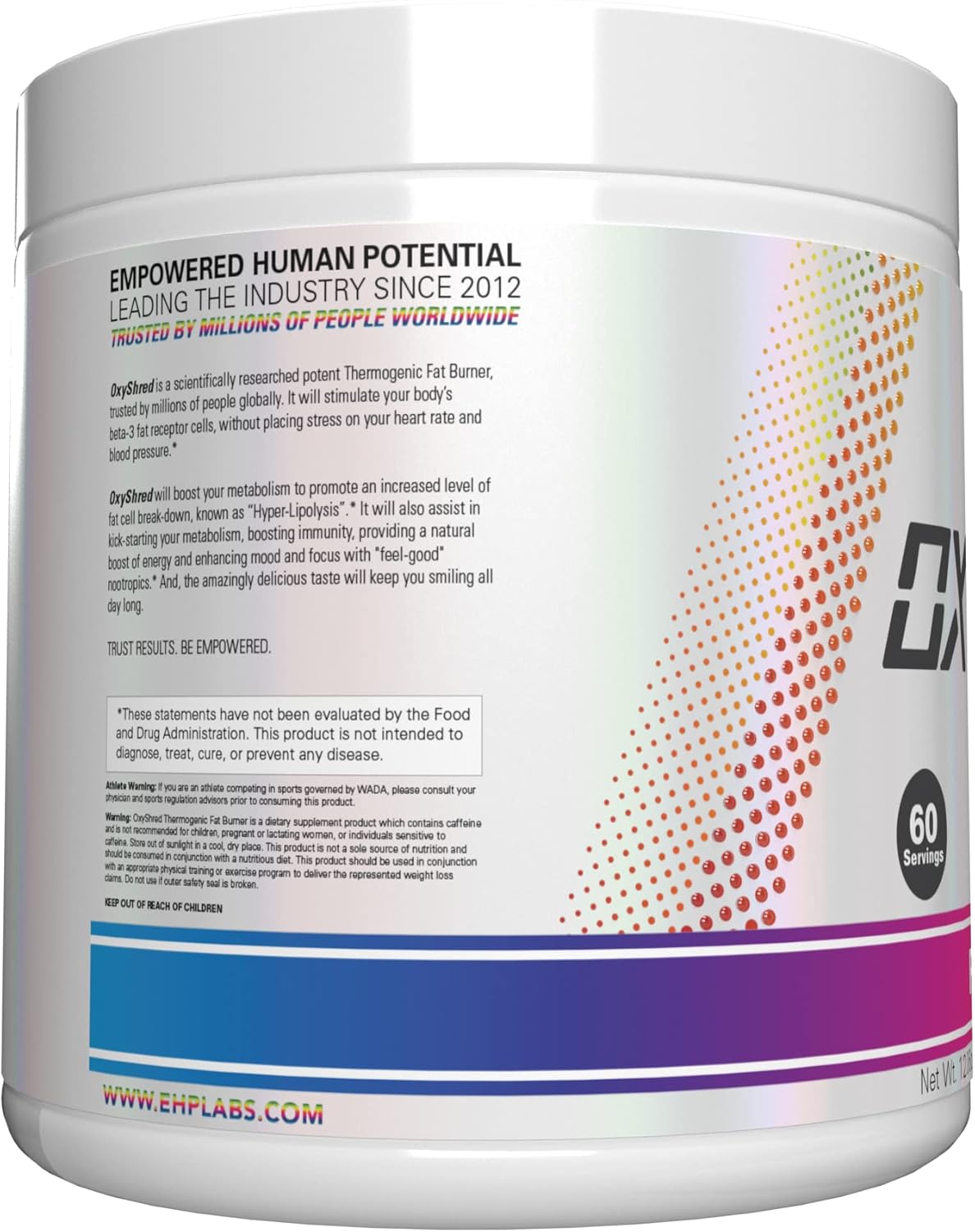 ehp-labs-oxyshred-pre-workout-powder---rainbow-candy-flavor-energy-boost-drink-with-l-glutamine-acetyl-l-carnitine-60-servings-2