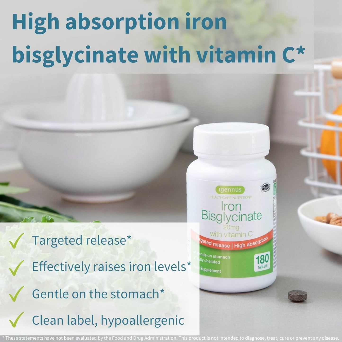igennus-high-absorption-chelated-iron-bisglycinate-20mg-with-vitamin-c---6-month-supply---gentle-formula-for-women-and-men---vegan---180-tablets-2