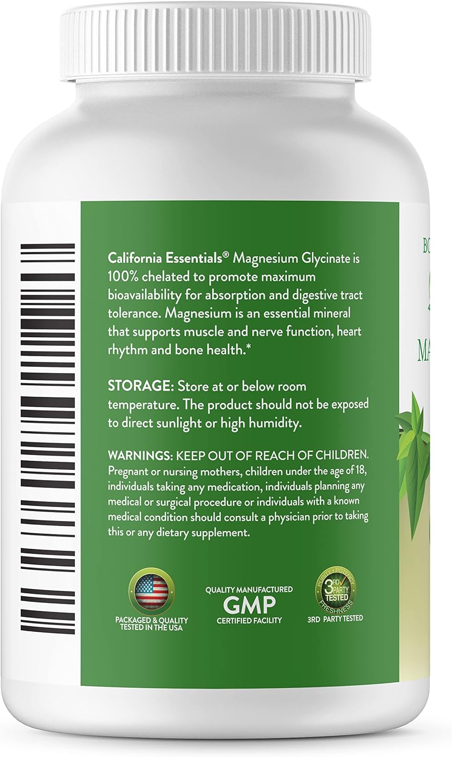 high-absorption-california-essentials-magnesium-glycinate-400---chelated-for-muscle-relief-bone-heart-support---vegan-non-gmo-gluten-free---120-tablets-60-servings-2