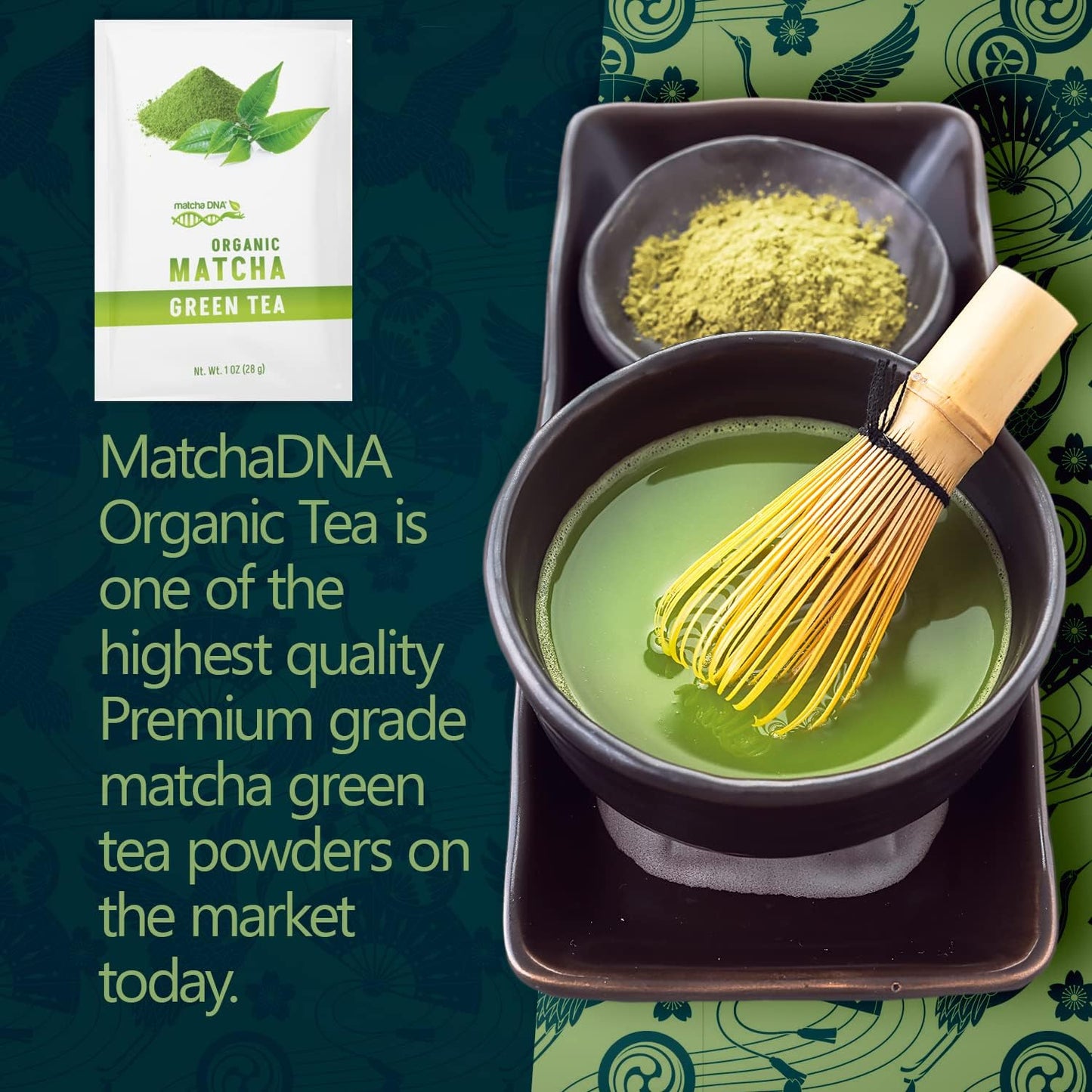 Organic Culinary Grade Matcha Green Tea Powder - 1 Ounce - USDA Certified - Premium Quality Matcha DNA - Espot.com.au