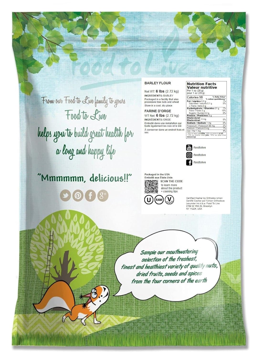 6-lbs-barley-flour---fine-powder-kosher-vegan-high-fiber-usa-product---baking-alternative-to-wheat-flour-2