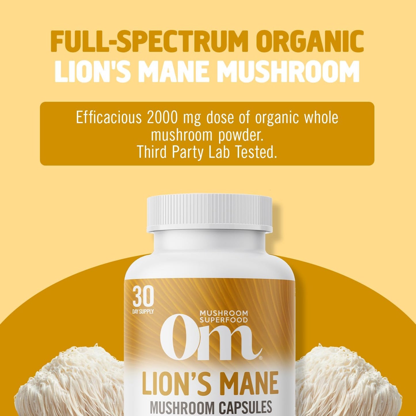 90-count-lions-mane-mushroom-capsules-for-memory-focus-immune-support---nootropic-supplement-with-fruit-body-mycelium---30-day-supply-4