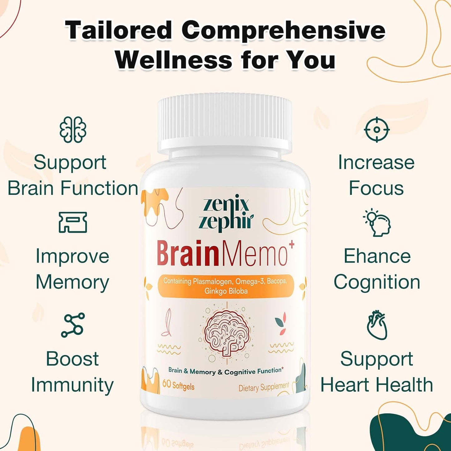 memory-focus-supplement-with-omega-3-bacopa-plasmalogens---brain-support-for-cognitive-function---boost-concentration-memory---non-gmo-60-softgels-4