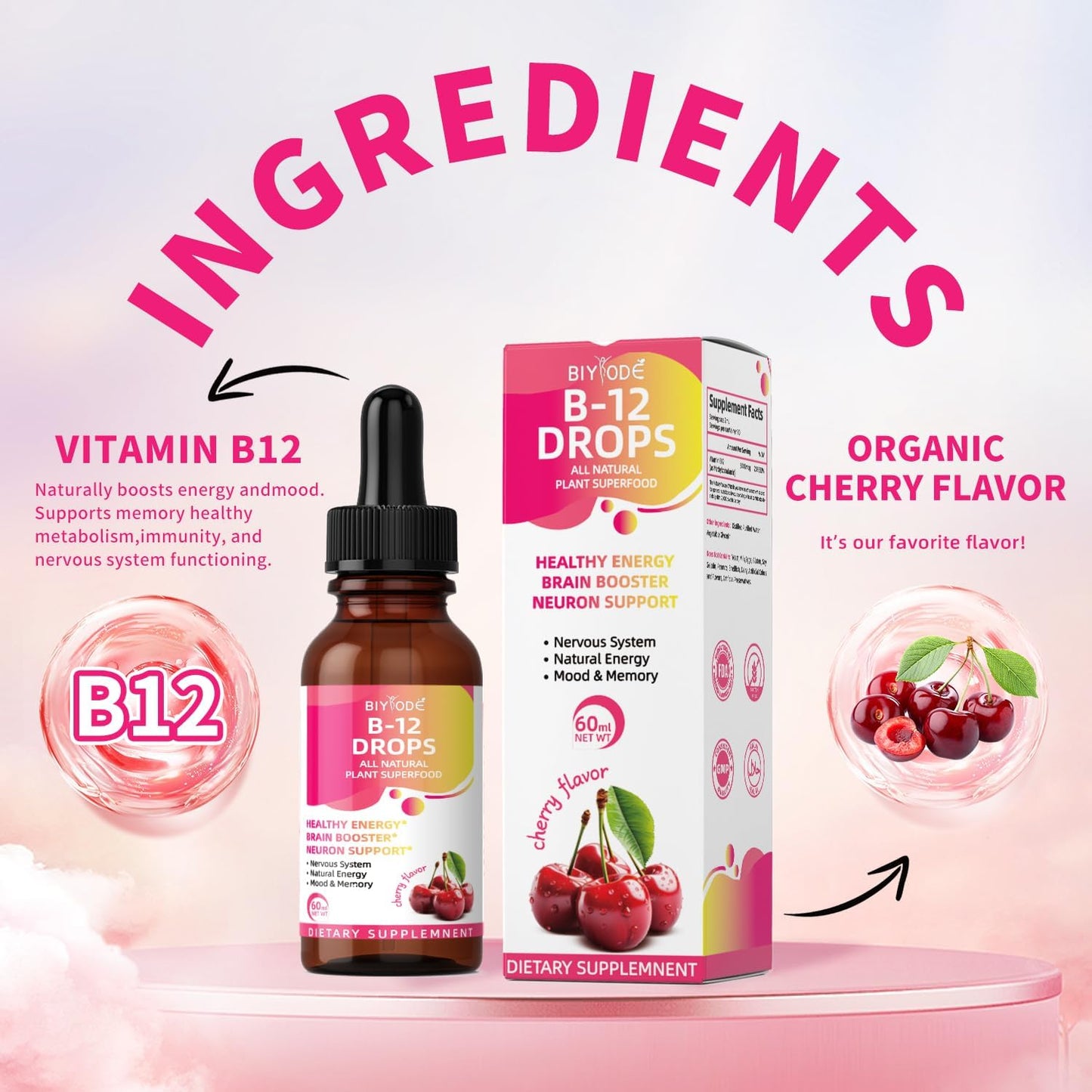 organic-cherry-flavored-vitamin-b12-liquid-drops---5000-mcg-for-brain-boost-energy---neuron-support-mood-memory---60ml-bottle-6
