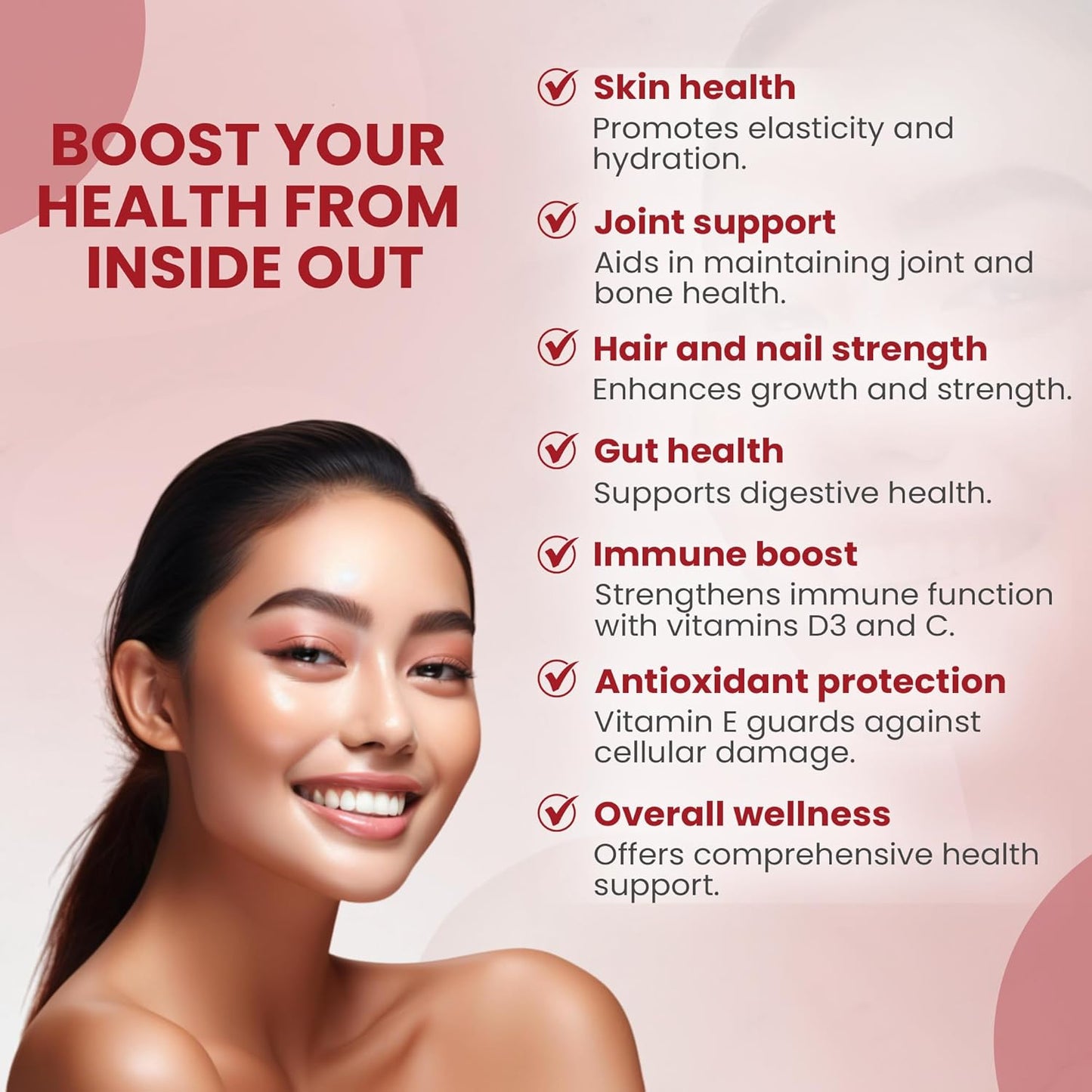 organic-collagen-peptide-powder-strawberry-lemonade-flavored---promotes-healthy-bones-skin-nails-hair---easy-to-digest-sugar-free---30-servings-for-women-men-5