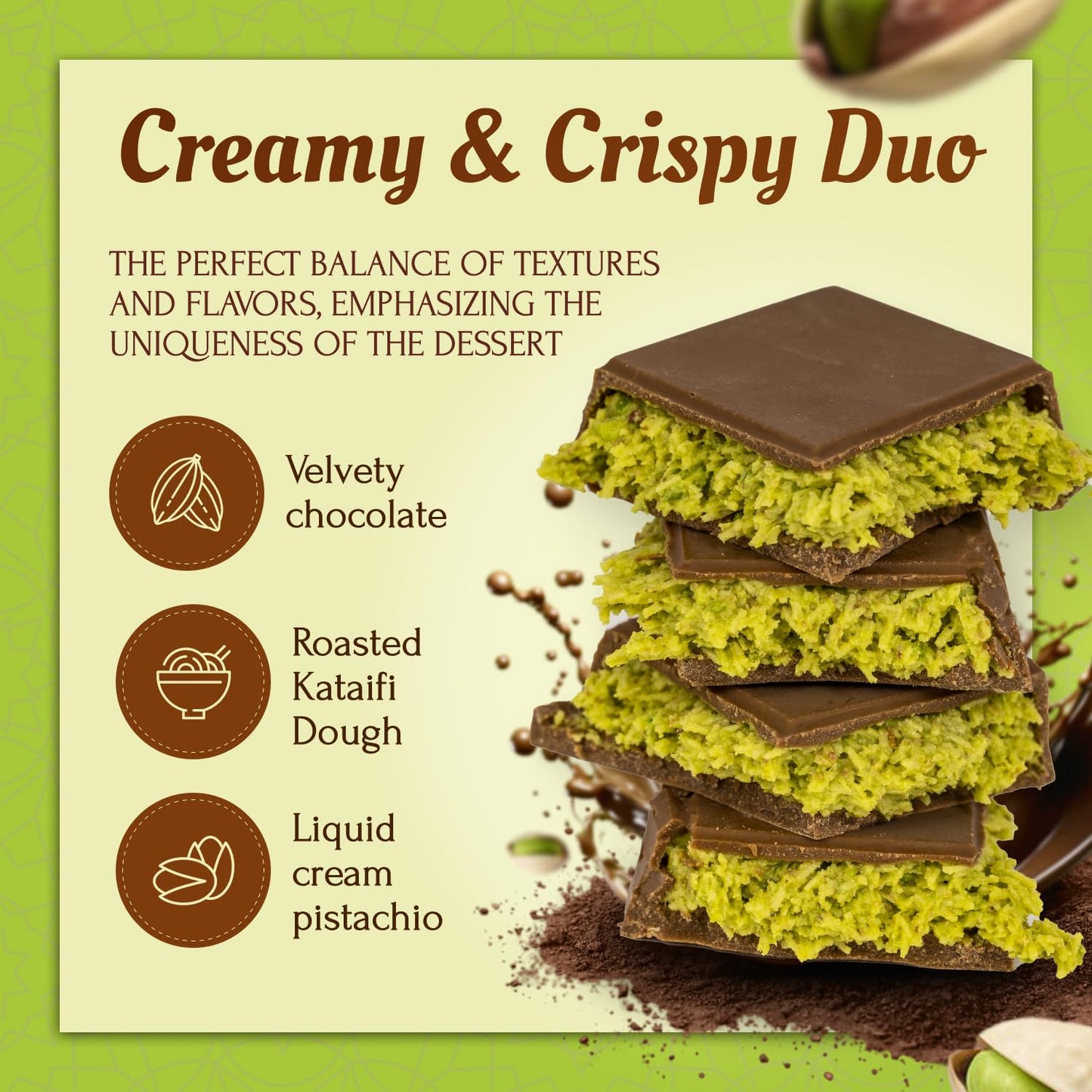 handmade-zemus-dubai-chocolate-bar-with-pistachio---7-oz---crispy-shredded-knafeh-rich-chocolate---perfect-for-christmas---ready-to-eat---pack-of-1-2