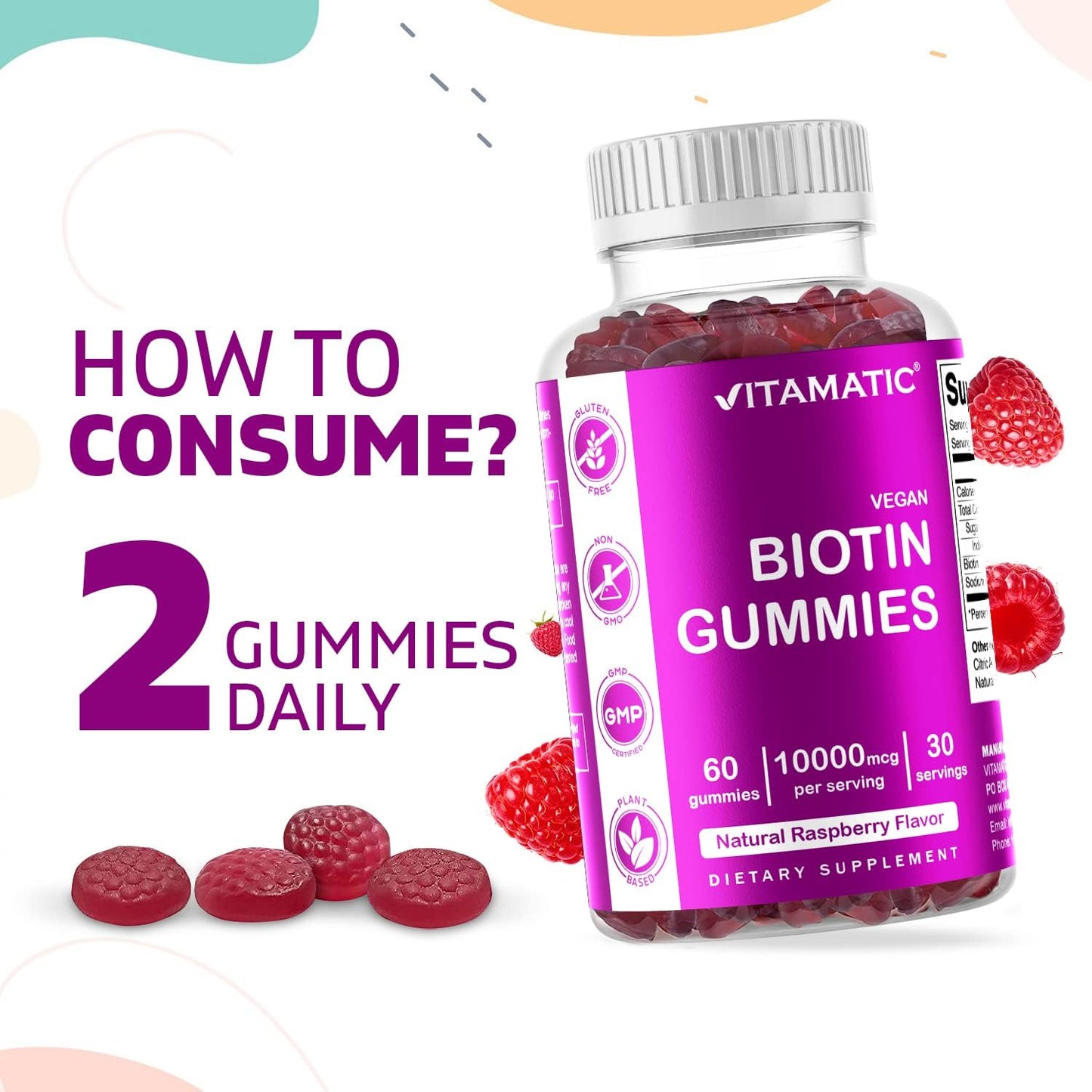 vegan-biotin-gummies-10000-mcg---vitamin-b7-supplement-for-stronger-hair-skin-nails---60-gummies-4