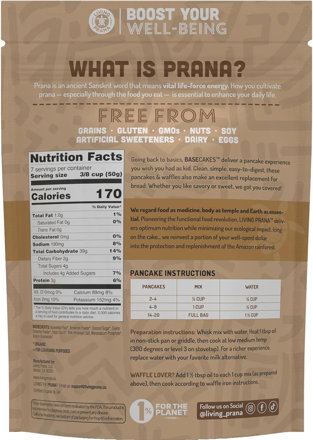 living-prana-buckwheat-organic-pancake-waffle-mix---gluten-free-plant-based-just-add-water---12oz-5