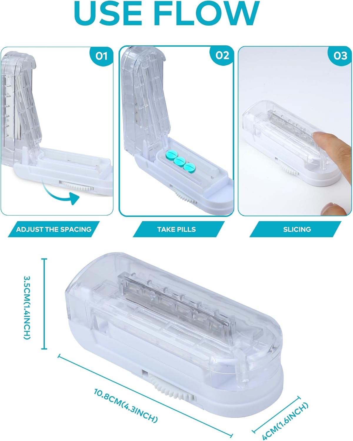 adjustable-pill-cutter-for-small-large-pills---splitter-with-centering-device-cuts-multiple-pills-at-once---tablet-cutter-with-hidden-blade-2