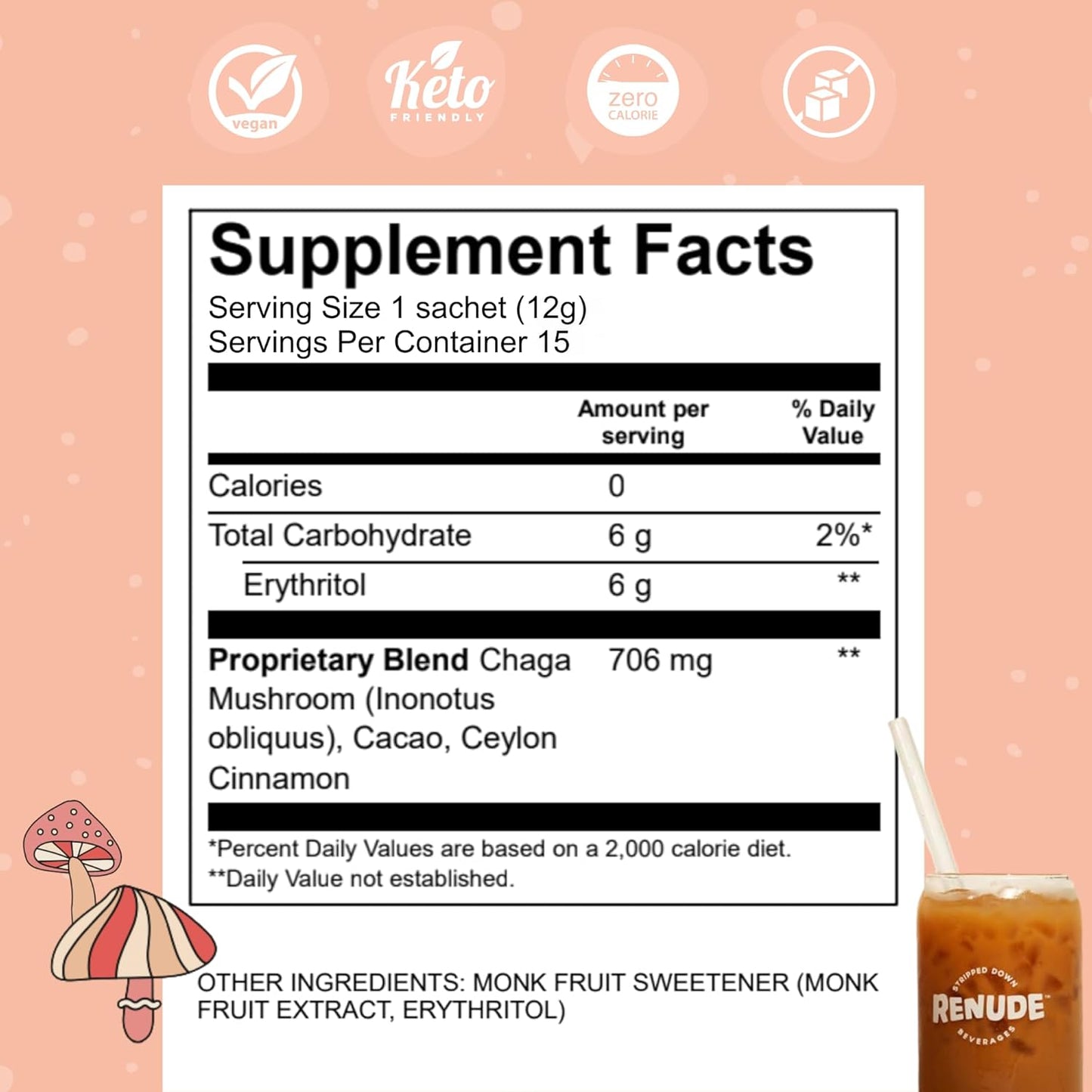 renude-chagaccino-chaga-mushroom-coffee-mix-with-adaptogens-for-natural-energy-and-immune-support---vegan-keto-zero-calorie-blend-powder-15-servings-6